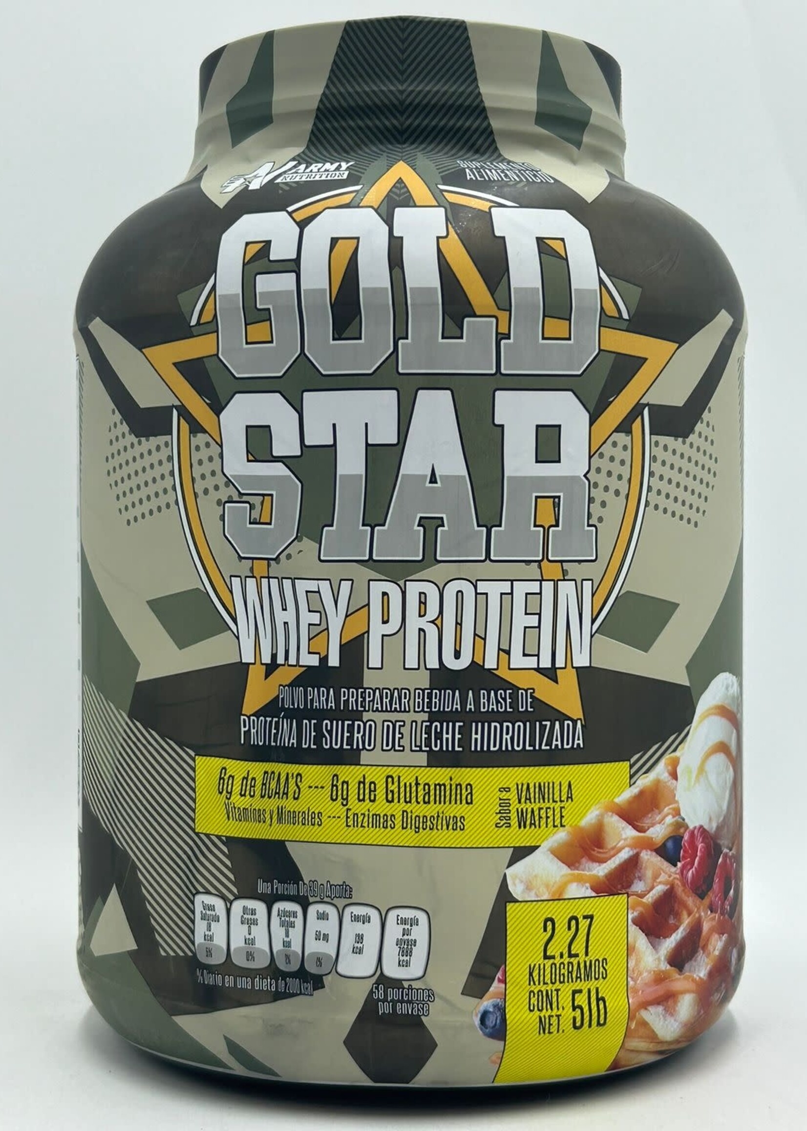 ARMY NUTRTION GOLD STAR WHEY