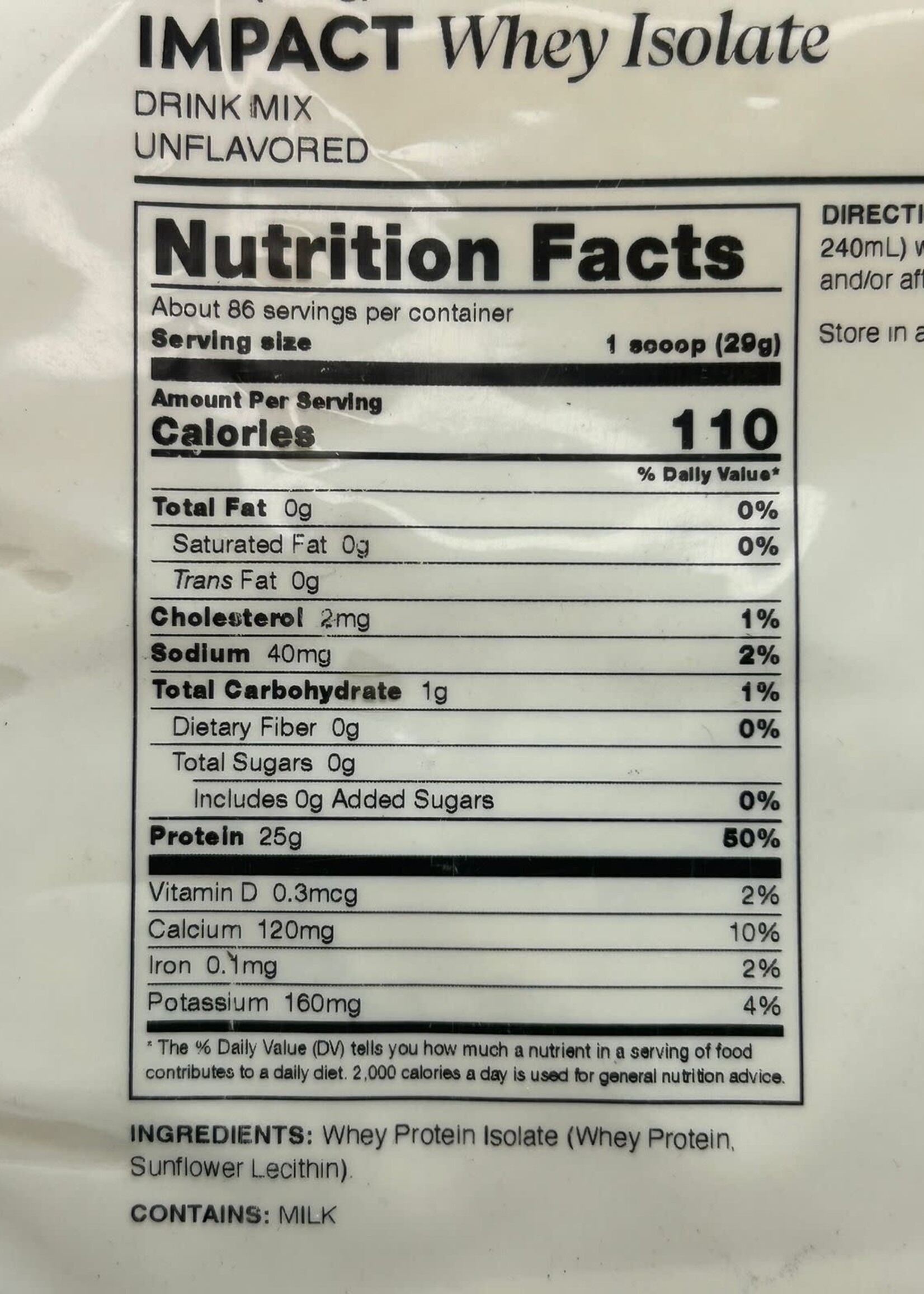 IMPACT WHEY ISOLATE