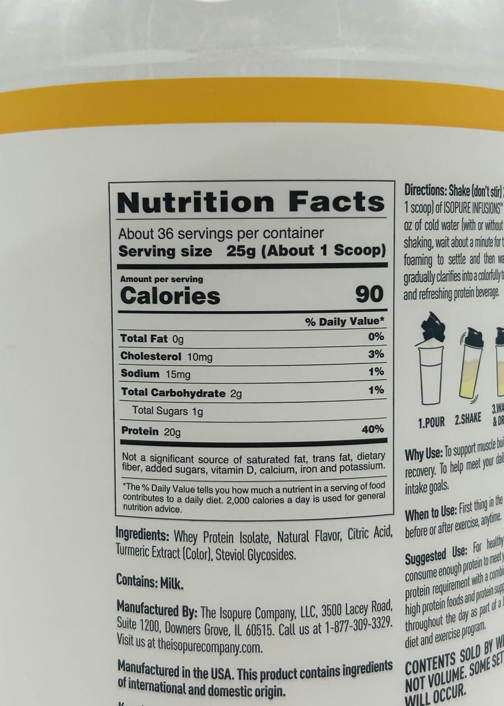 NATURA BEST ISOPURE INFUSION