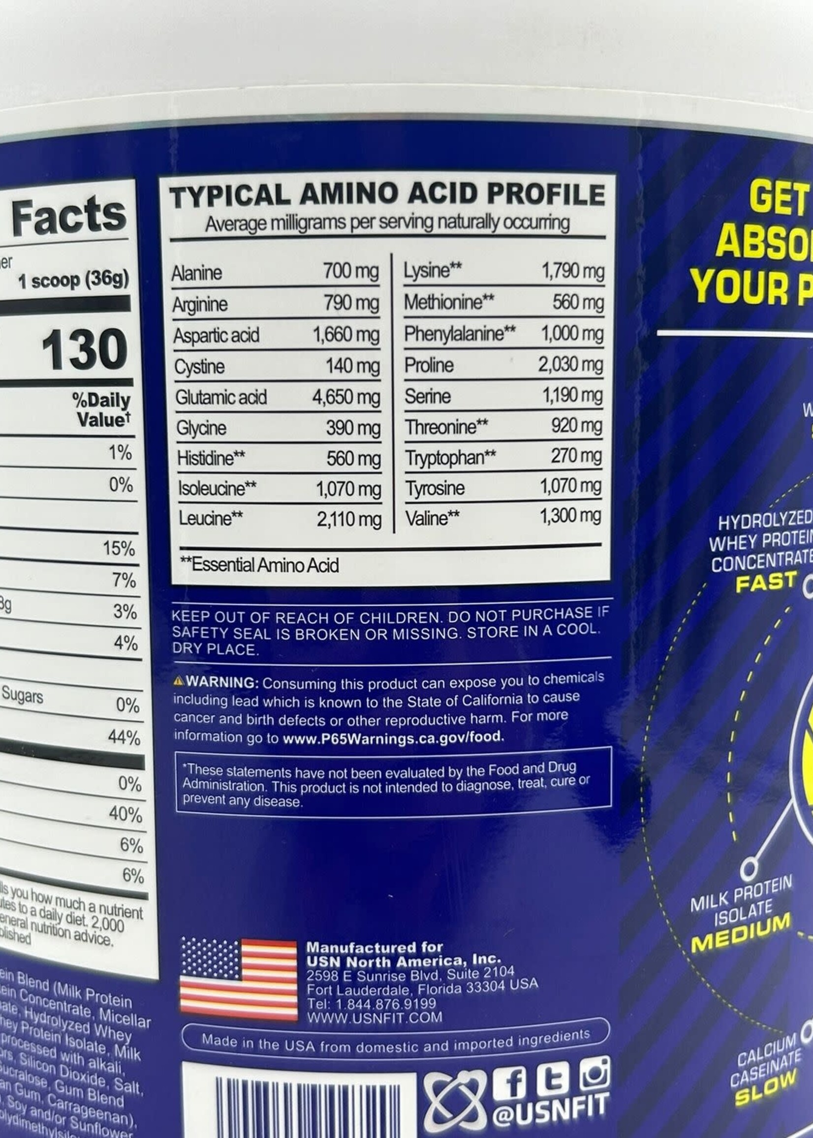 USN USN 100% PREMIUM WHEY PLUS