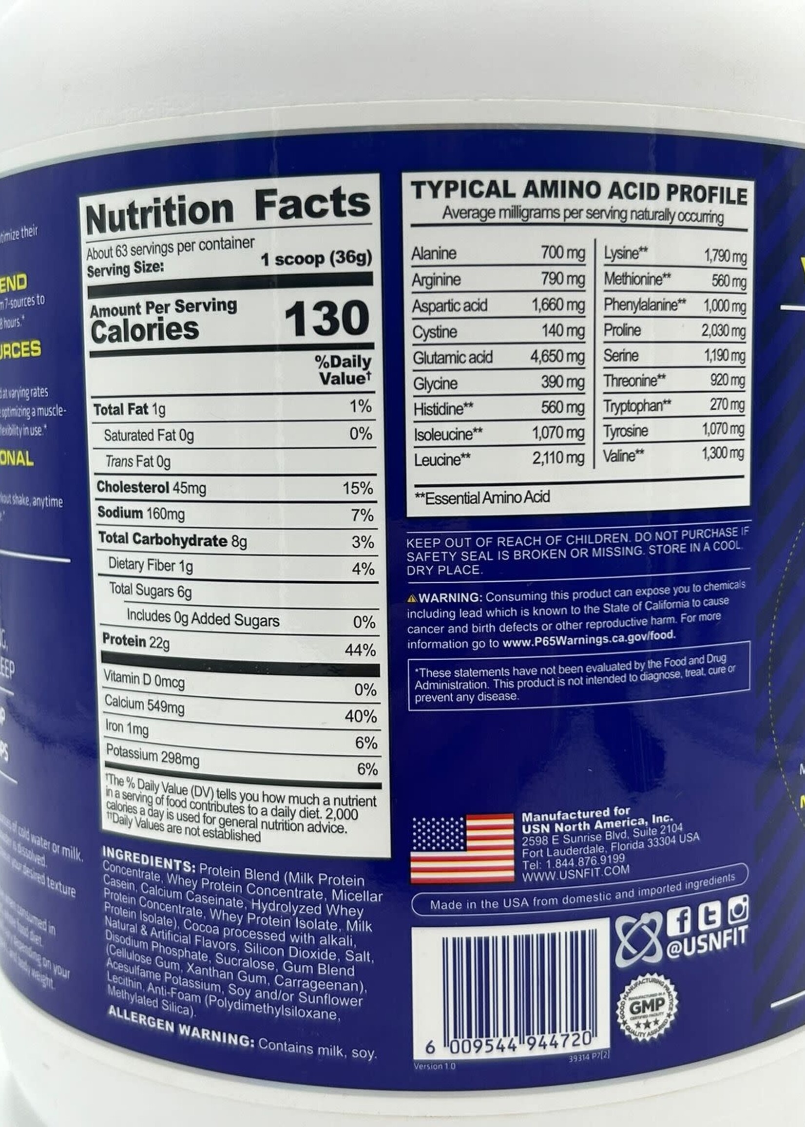 USN USN 100% PREMIUM WHEY PLUS