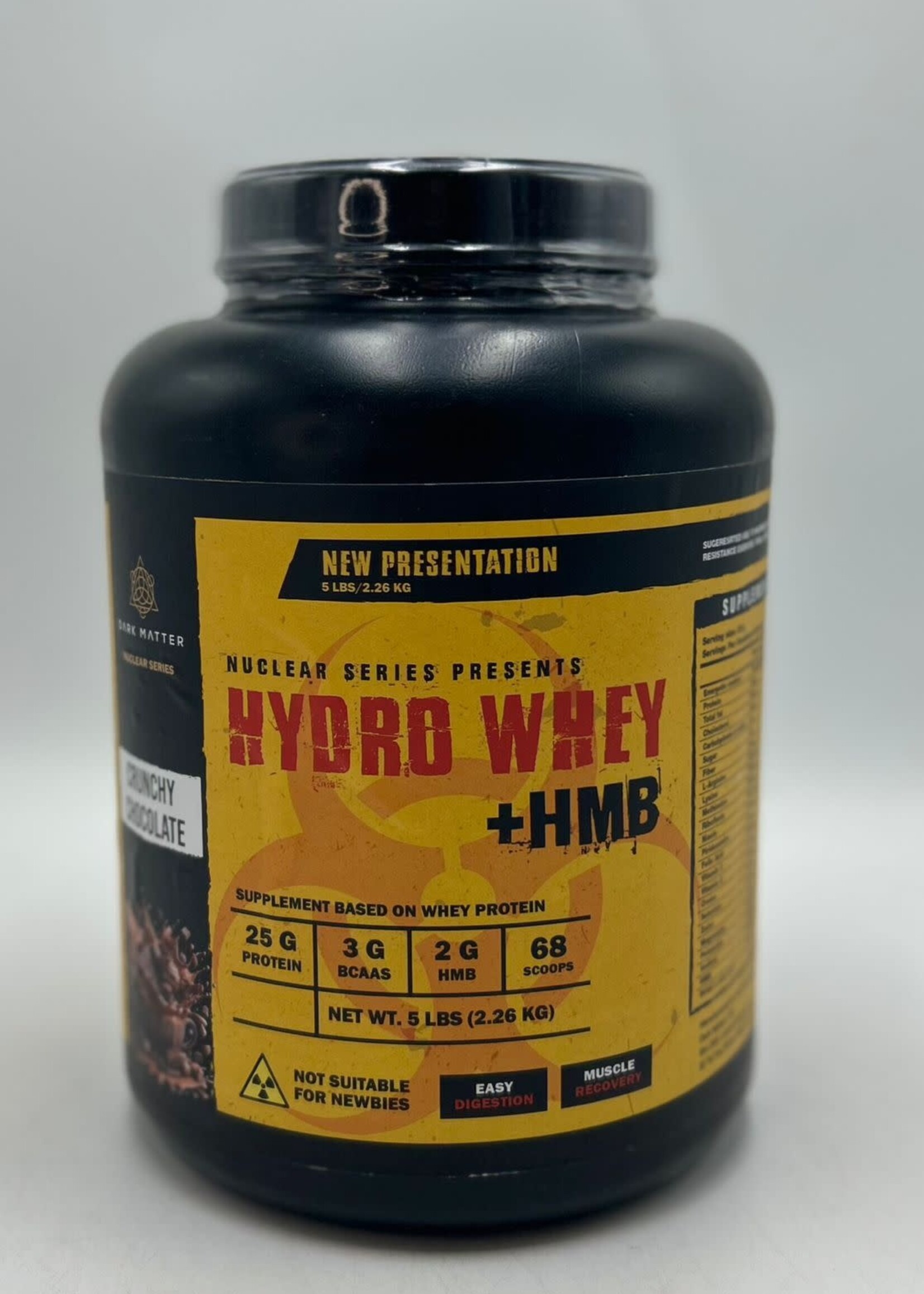 DARK MATTER HYDRO WHEY + HMB 5 LB 68 SERV CRUNCHY CHOCO