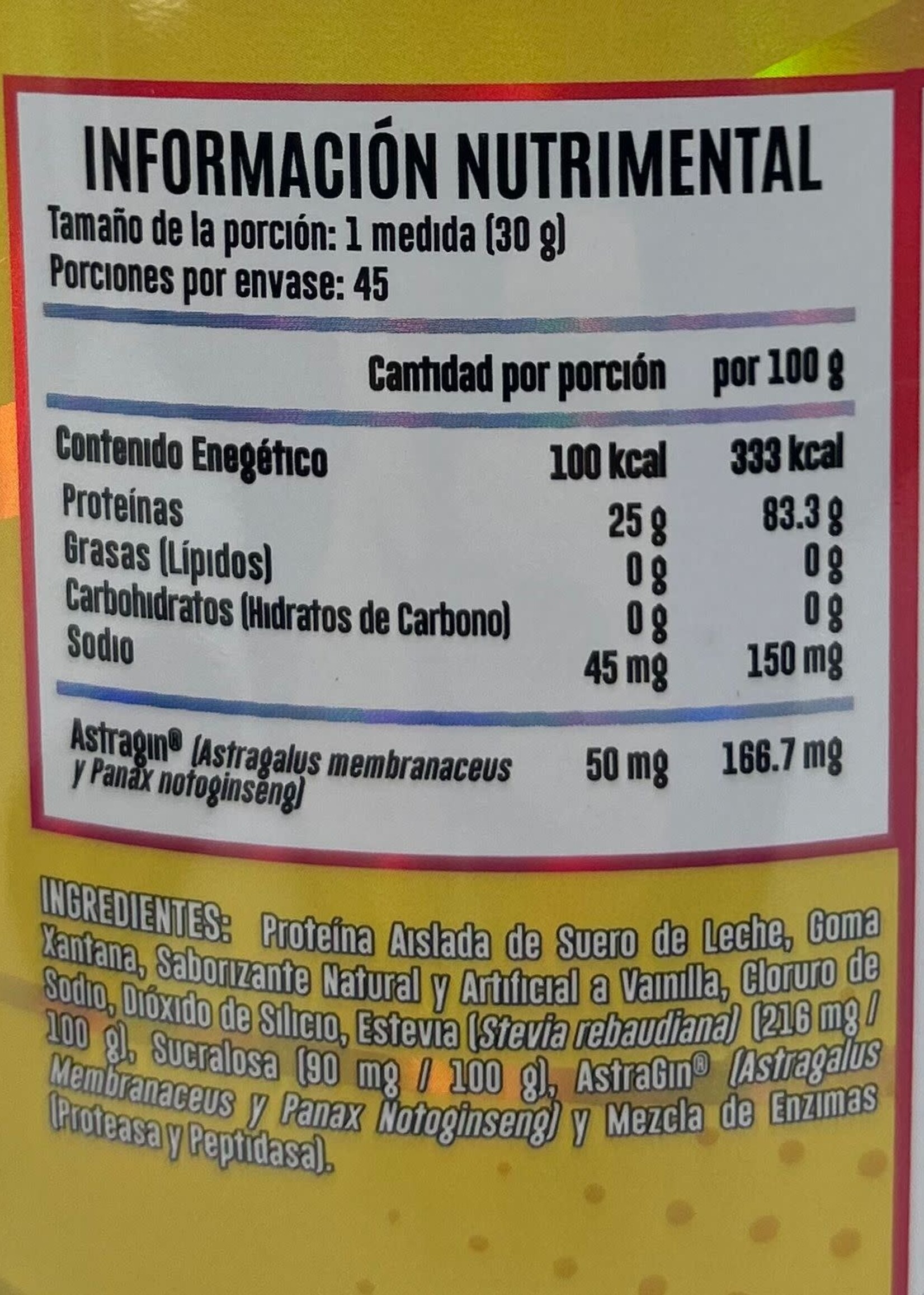 COMICS ENERGY HYDRO ZERO 3 LB 45 SERV LICUADO DE VAINILLA COMICS