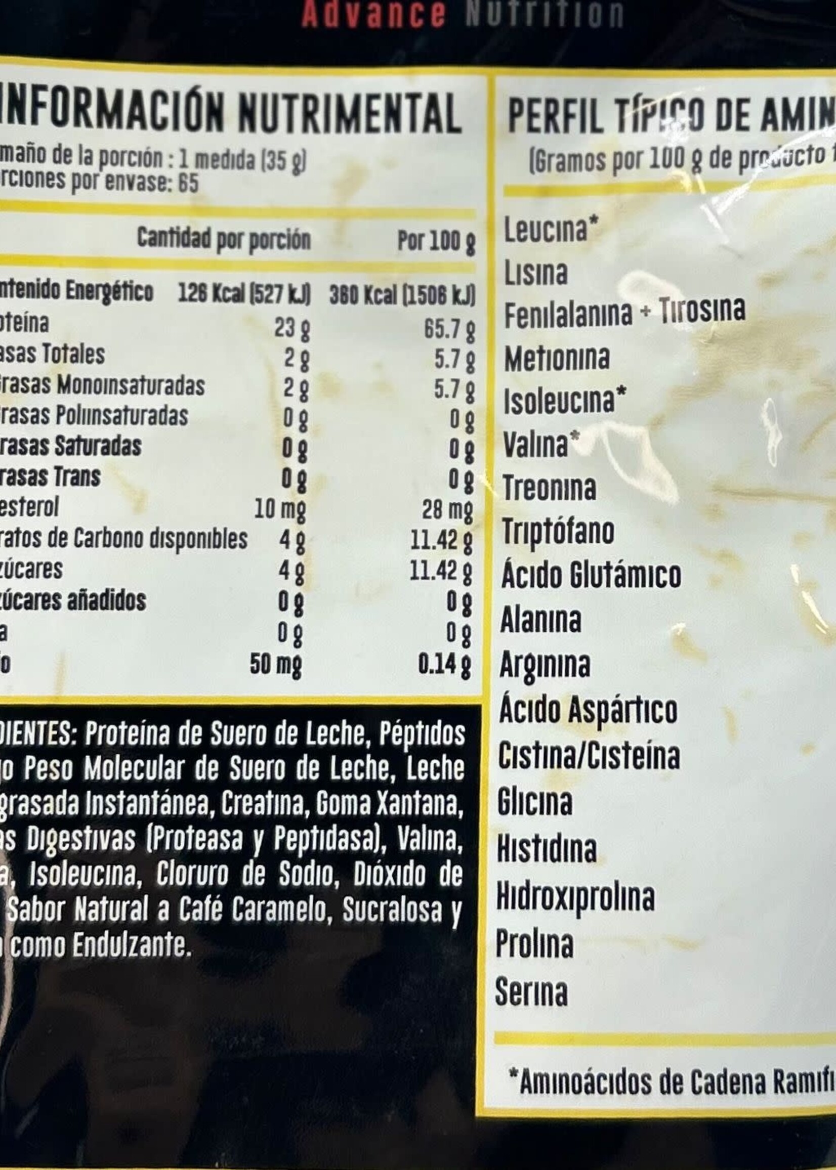ADVANCE NUTRITION HYDROTEIN BAG