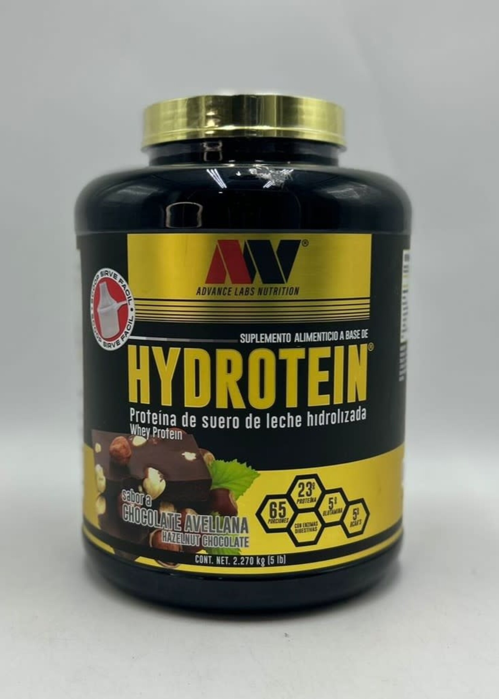 ADVANCE NUTRITION HYDROTEIN TAPA DORADA
