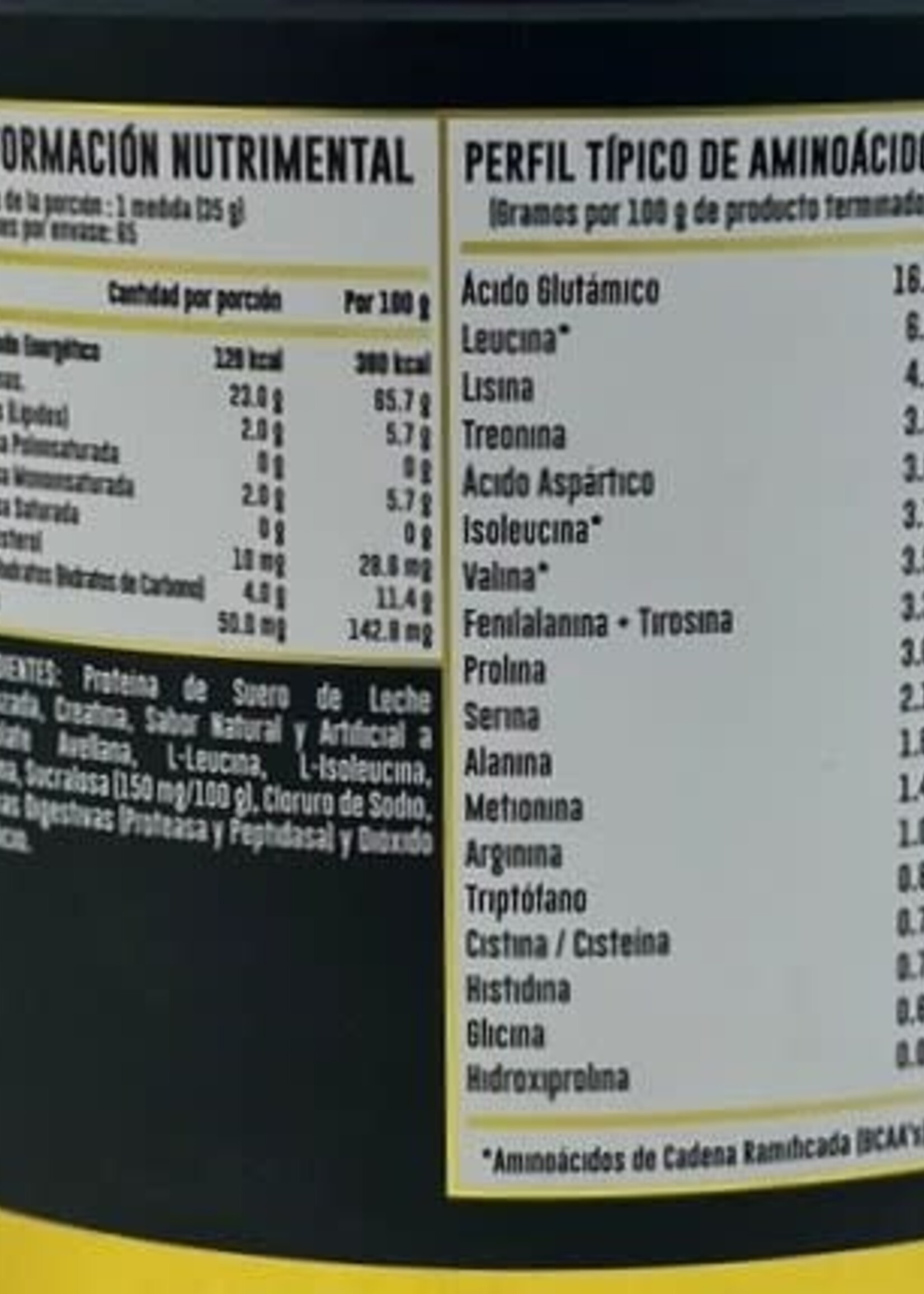 ADVANCE NUTRITION HYDROTEIN TAPA DORADA