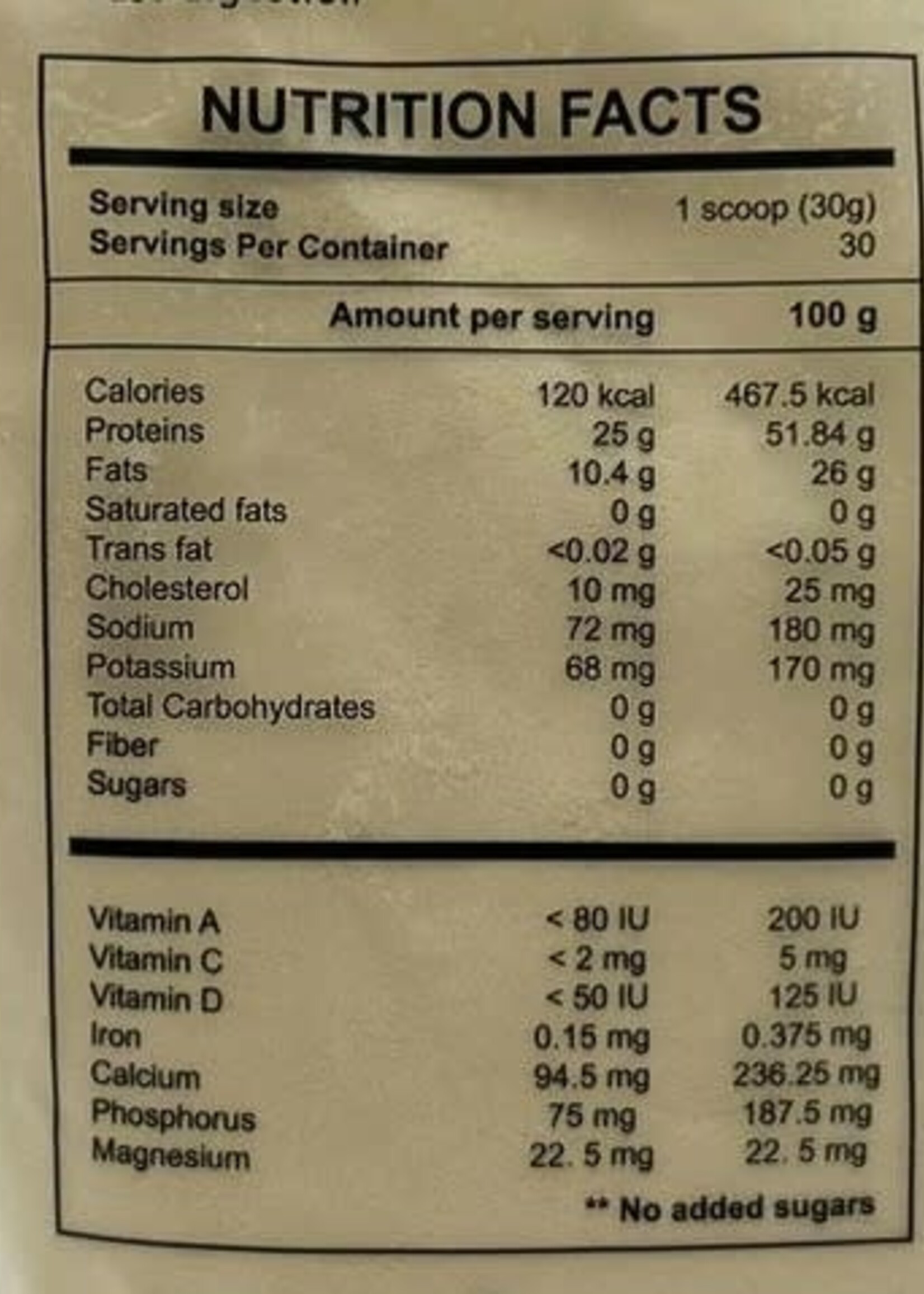 LIFT COSTAL ISOLIFT ZERO 2 LB 30 SERV NATURAL FLAVORED