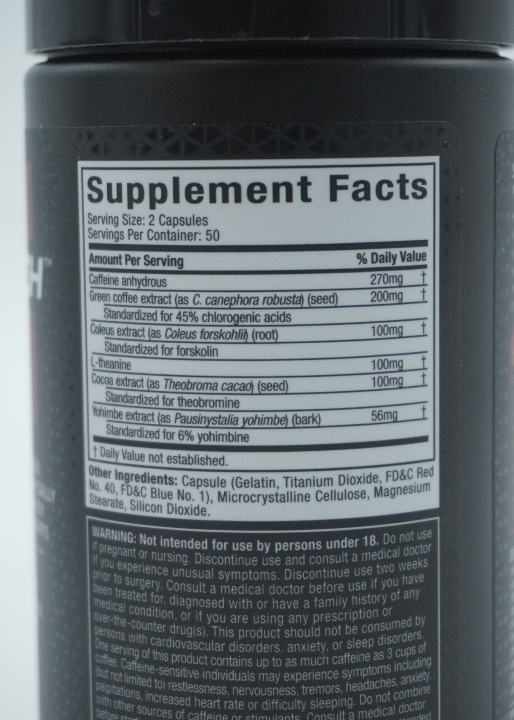 MUSCLETECH HYDROXYCUT HARDCORE ELITE