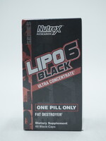 NUTREX LIPO 6 BLACK UC ROJO 60 CAP