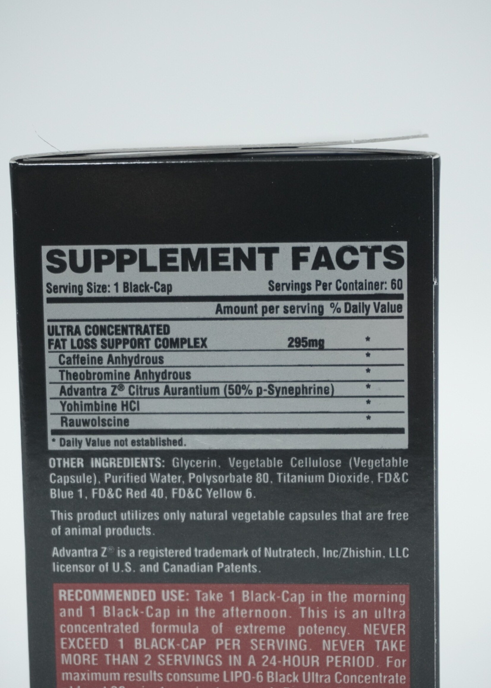 NUTREX LIPO 6 BLACK UC ROJO 60 CAP