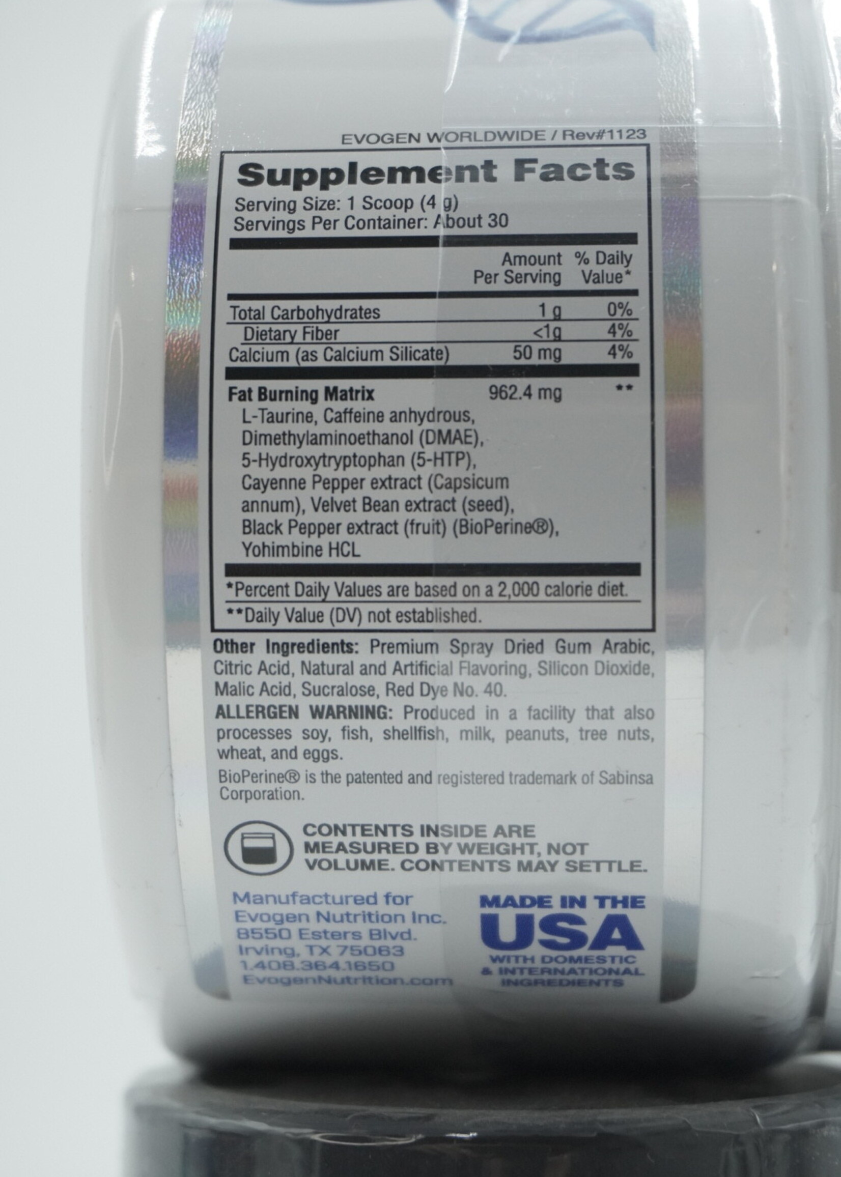 EVOGEN LIPOCIDE IR