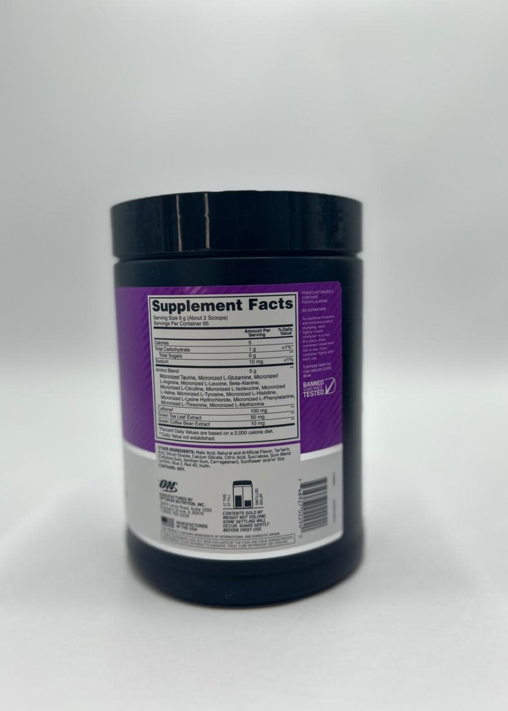 ON AMINO ENERGY ON  65 SERV