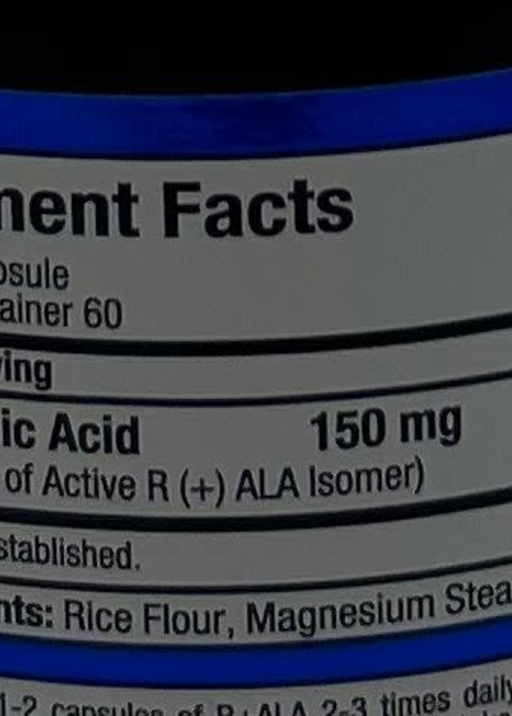 ALLMAX RALA ALLMAX (ALPHA LIPOIC) 150 MG 60 CT
