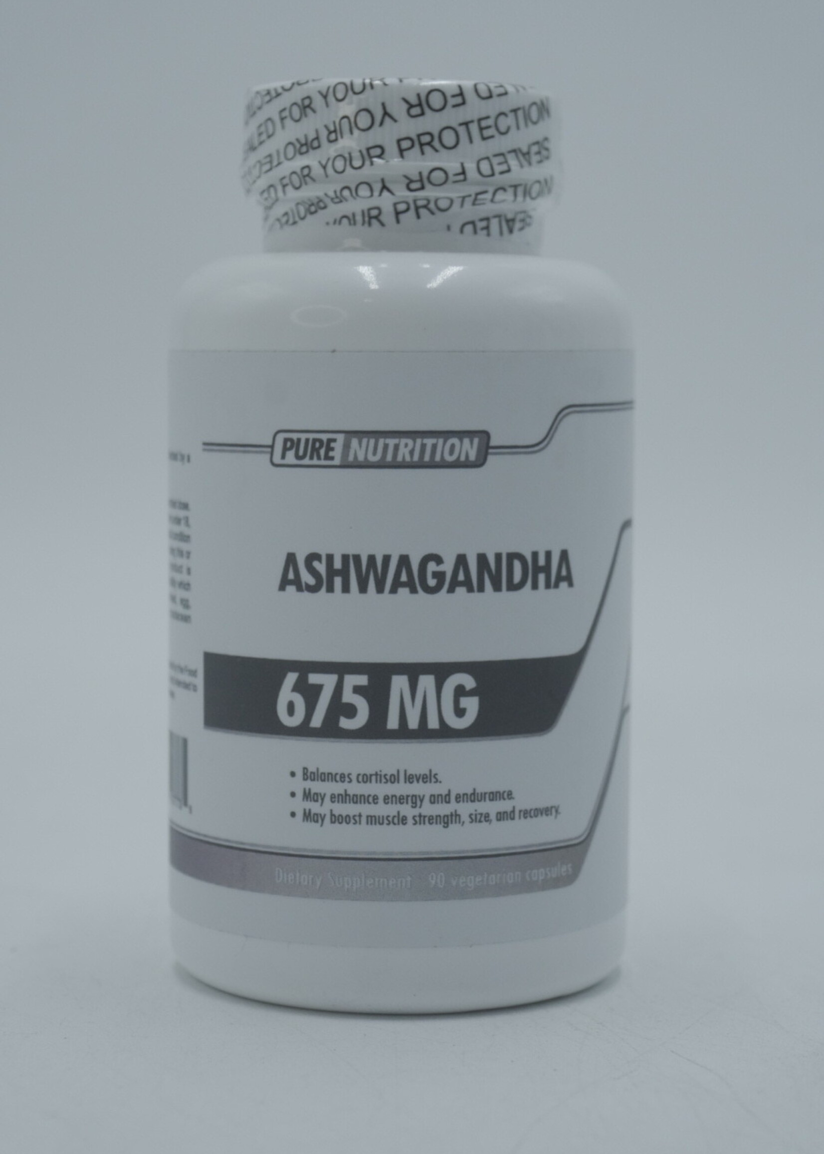 PURE NUTRITION ASHWAGANDA PURE NUTRITION 675 MG/90 CAP