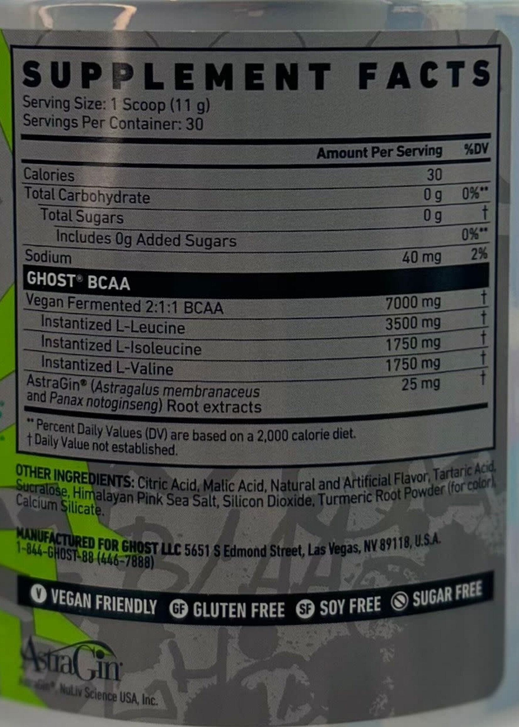 GHOST GHOST BCAA