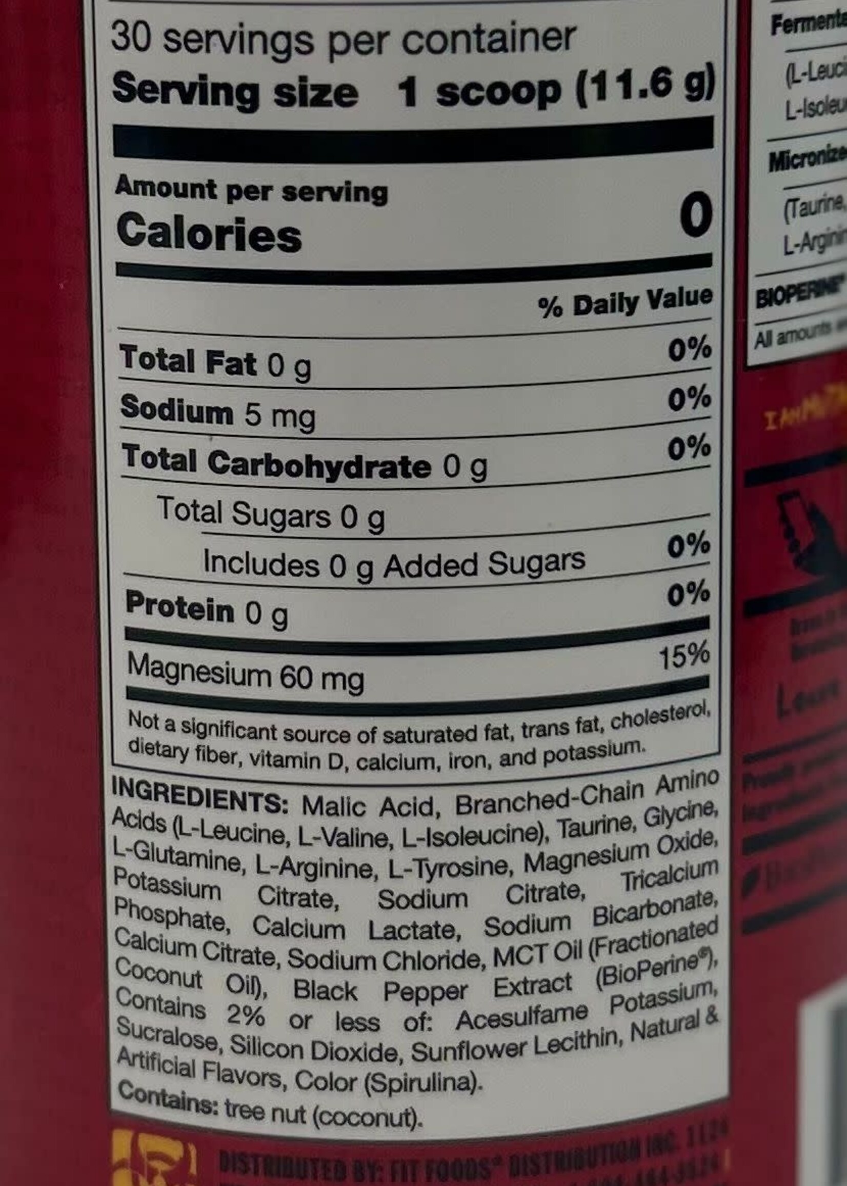 MUTANT HARDCORE BCAA MUTANT