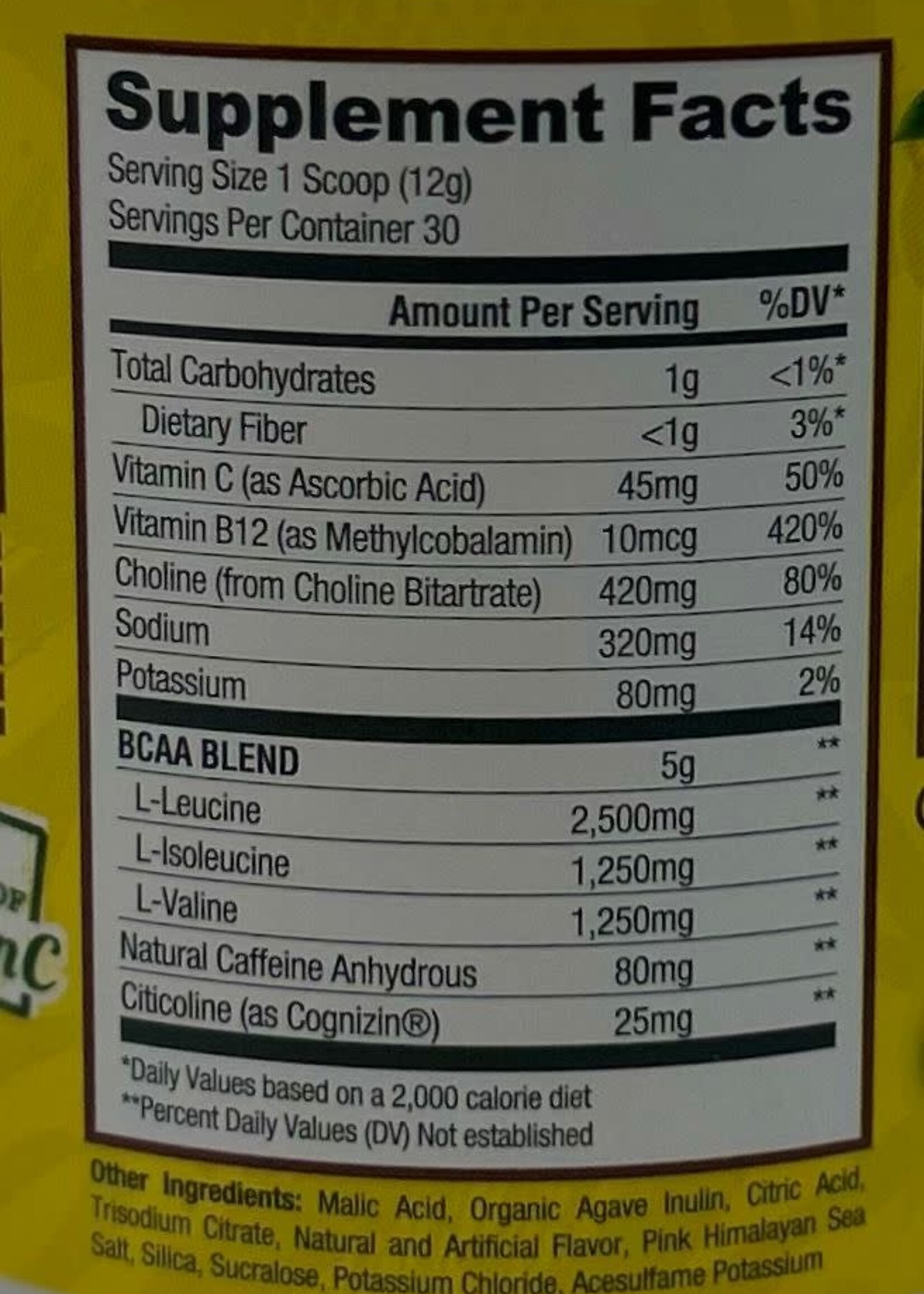 RYSE RYSE BCAA