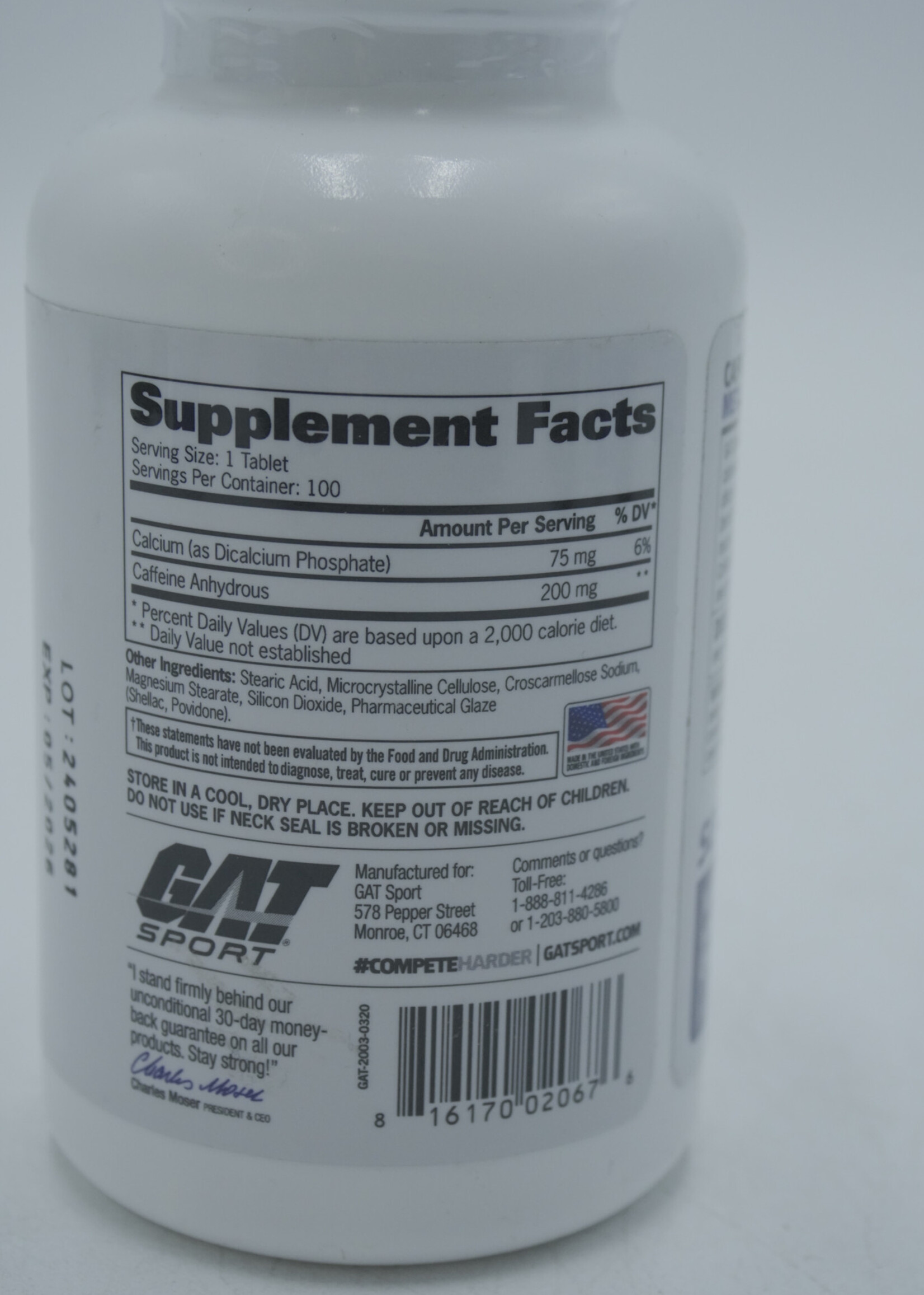 GAT CAFFEINA GAT 200 MG/100 TAB