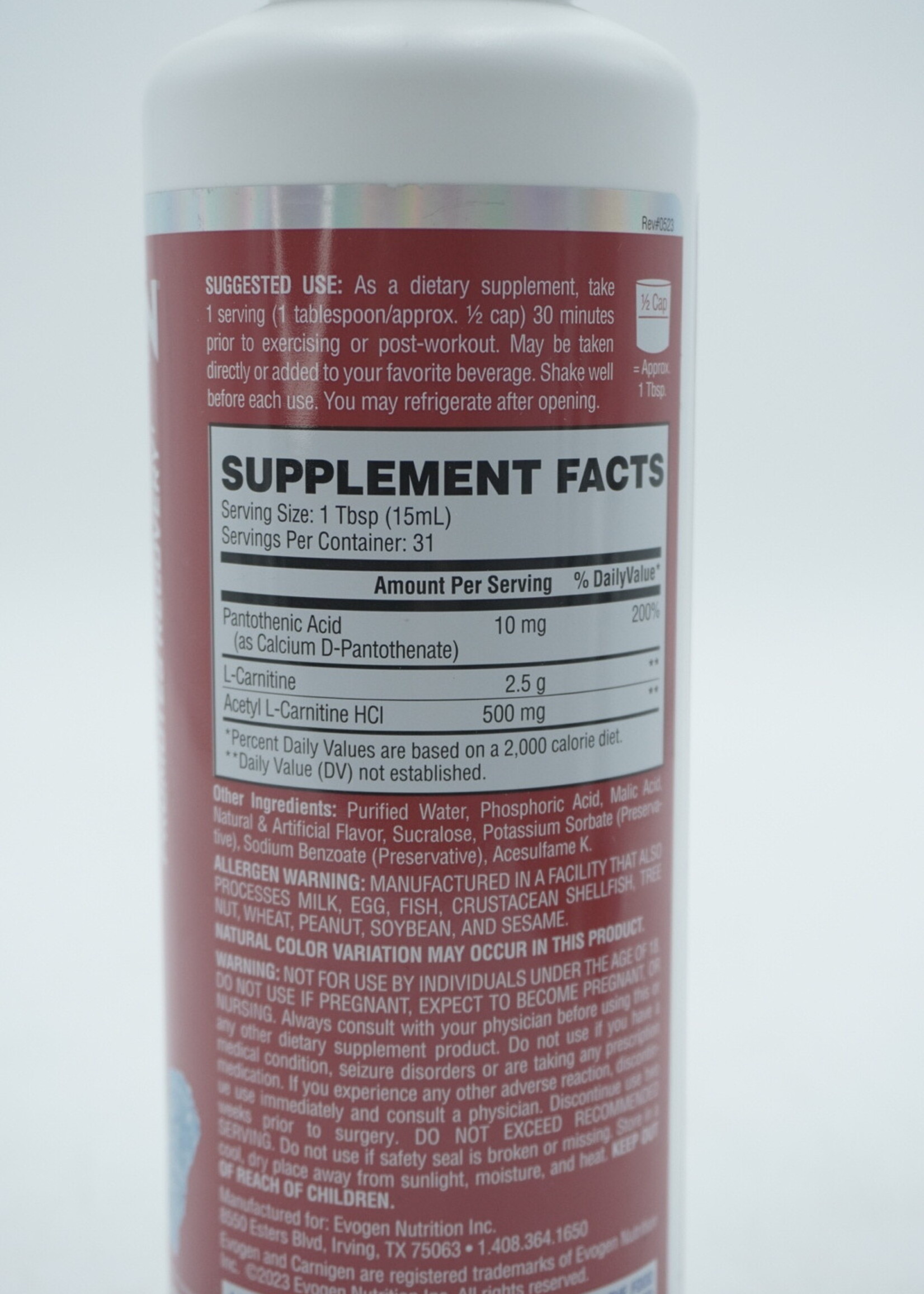 EVOGEN CARNIGEN LIQUIDA EVOGEN