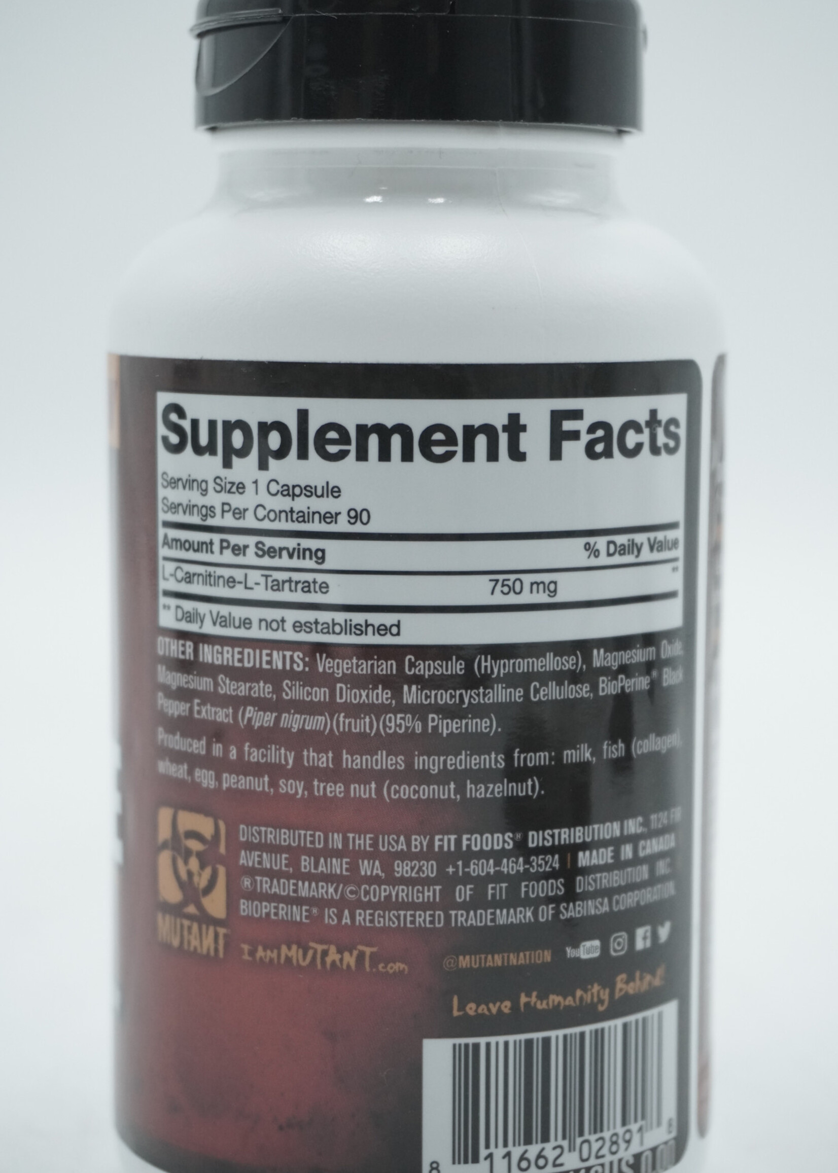 MUTANT CARNITINA MUTANT 90 CAP