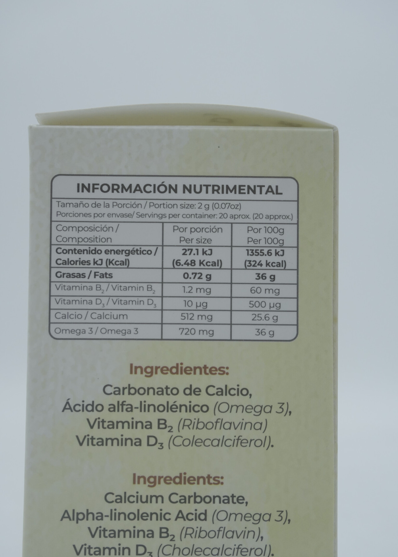 VIDANAT CALCIO Y VITAMINA D3 VIDANAT 80 CAP
