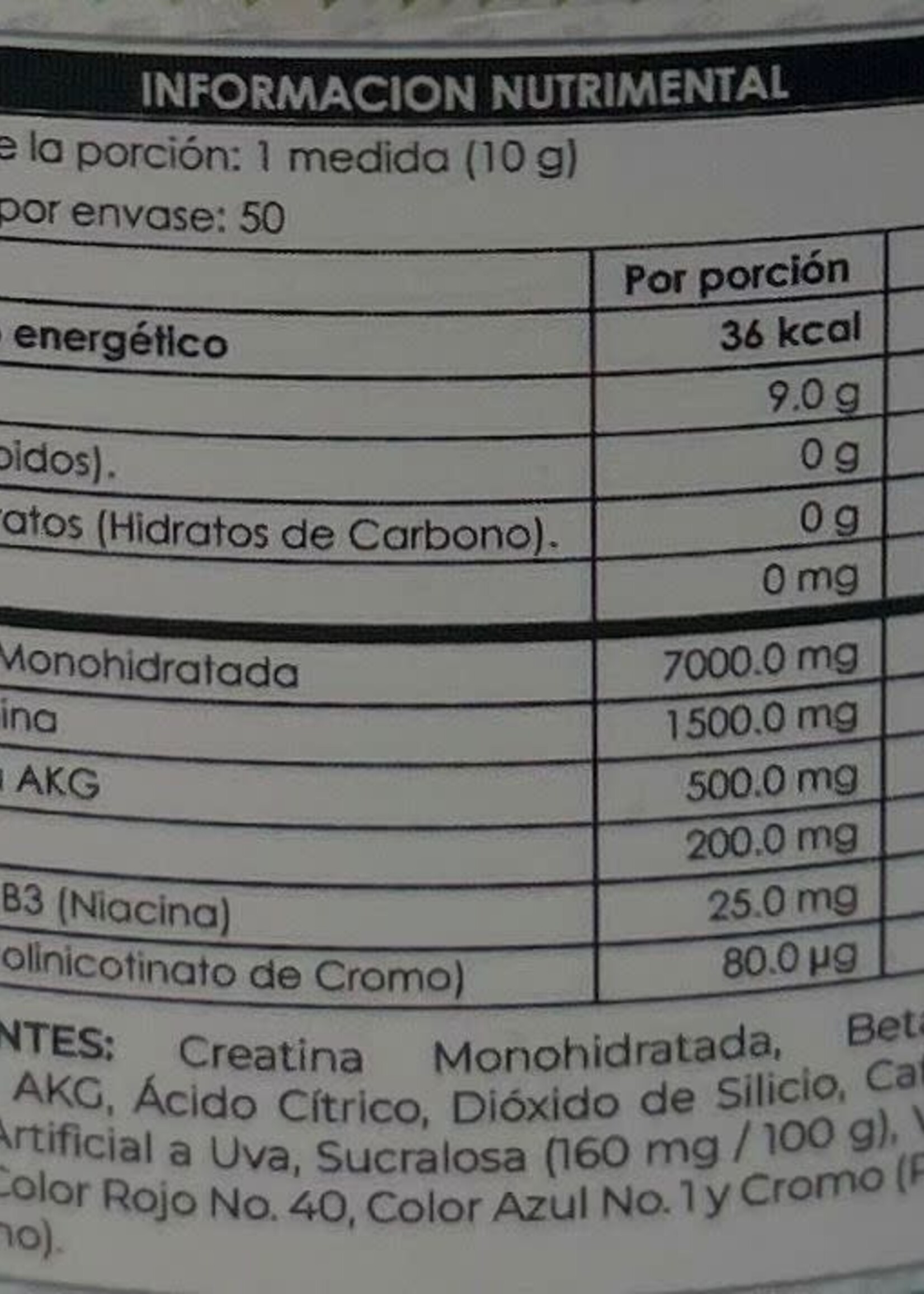 CREAPLUS 50 SERV UVA