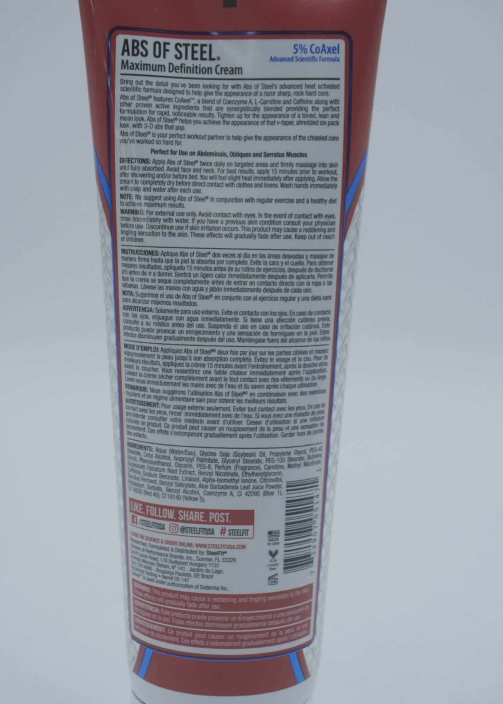 STEEL FIT ABS OF STEEL 237 ML