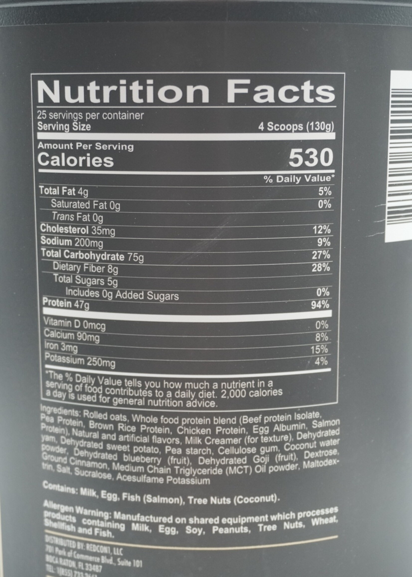 REDCON1 MRE REDCON 1 7.15LB 25 SERV SWEET POTATO