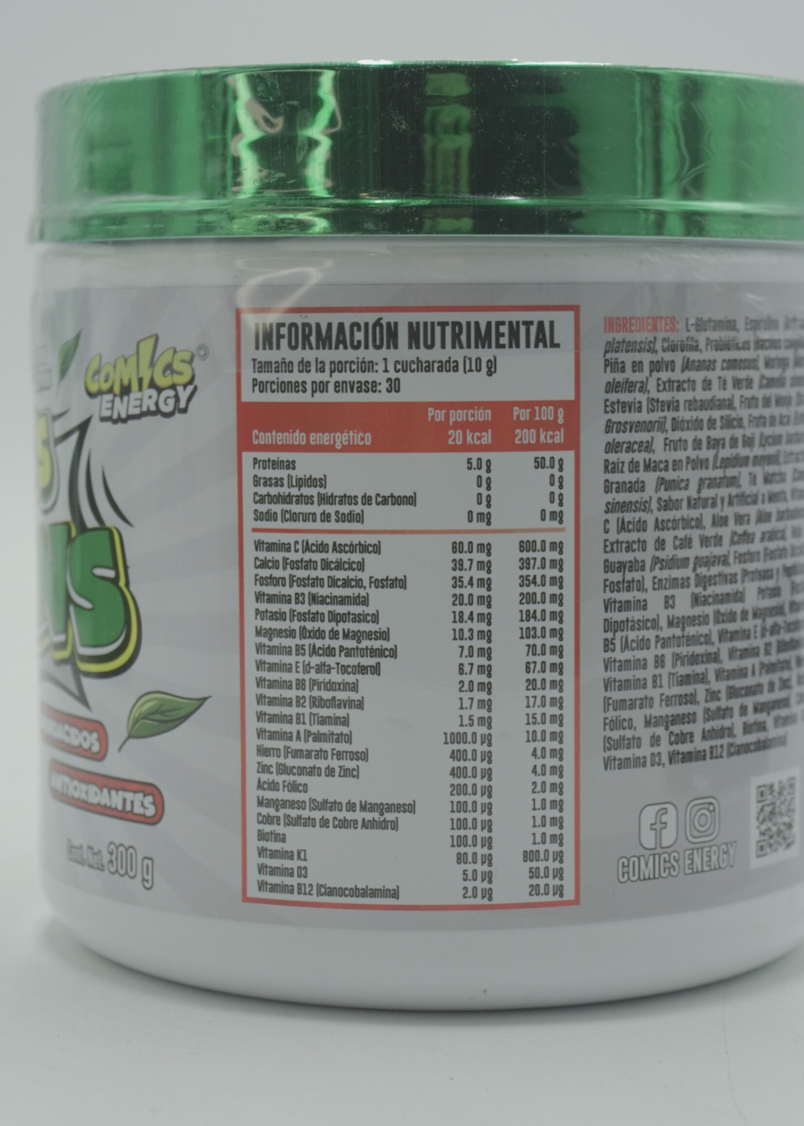 COMICS ENERGY GREENS COMICS ENERGY 30 SERV MENTAPOP