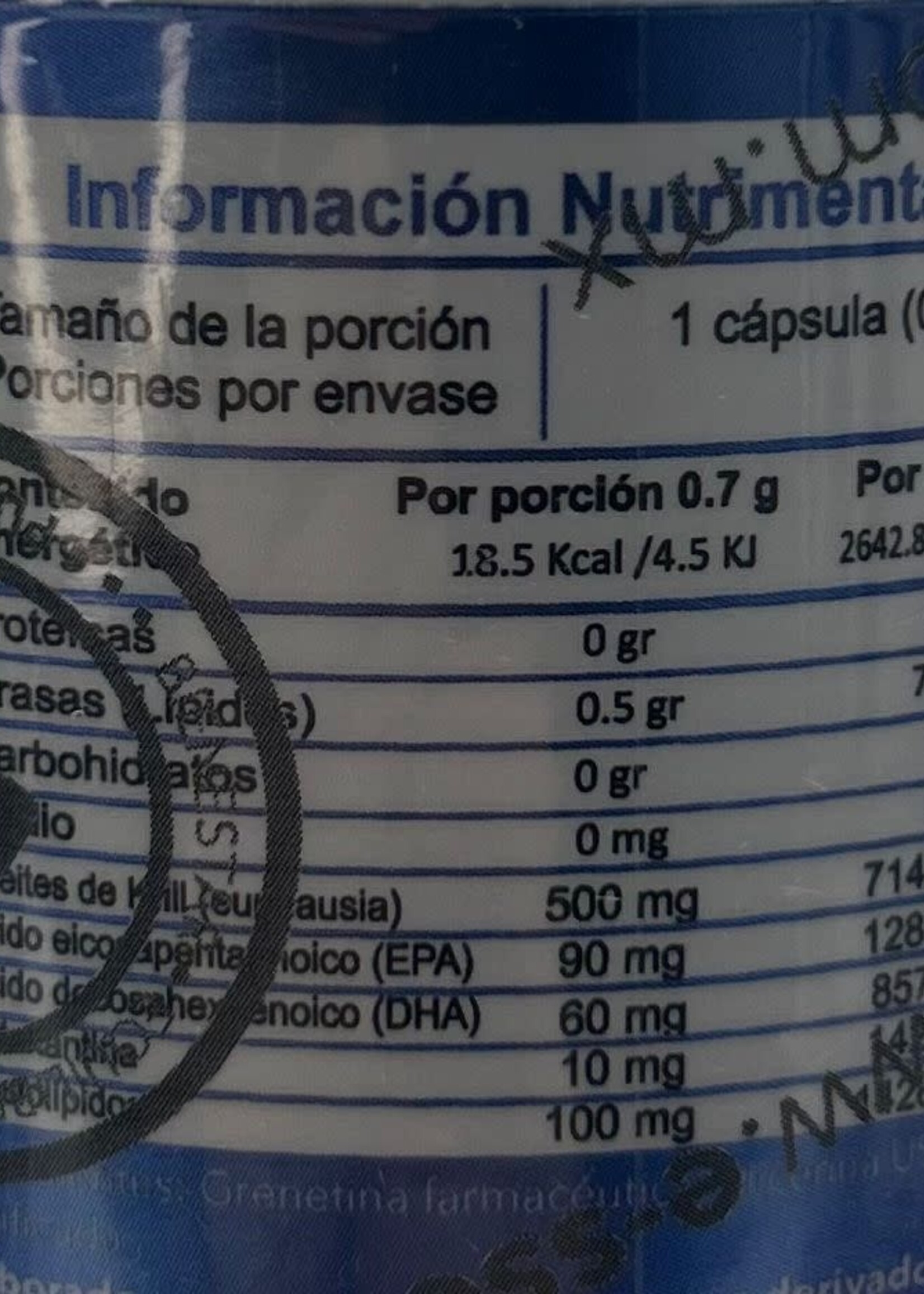 ESSENTIALS KRILL (Omega 3) 500 MG 60 CAP