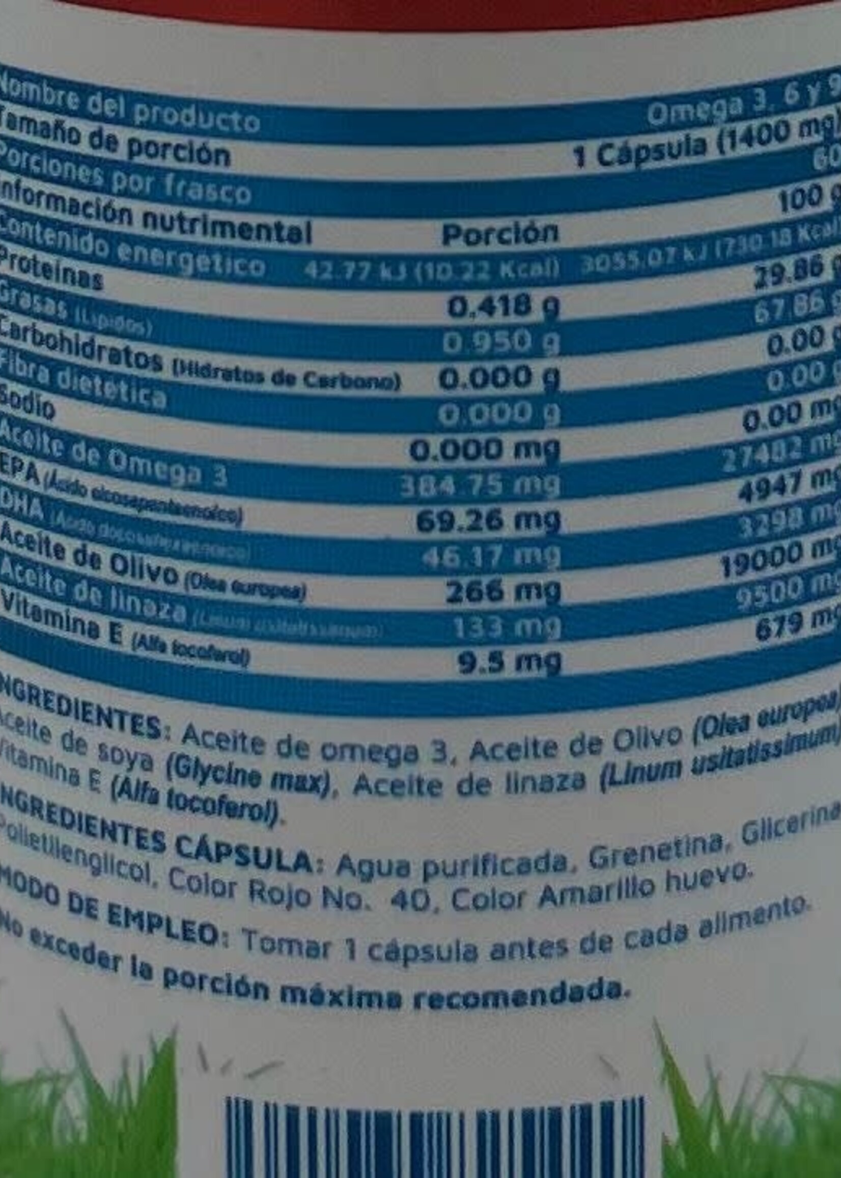 VIDANAT OMEGA 3, 6 Y 9 VIDANAT 60 CAP