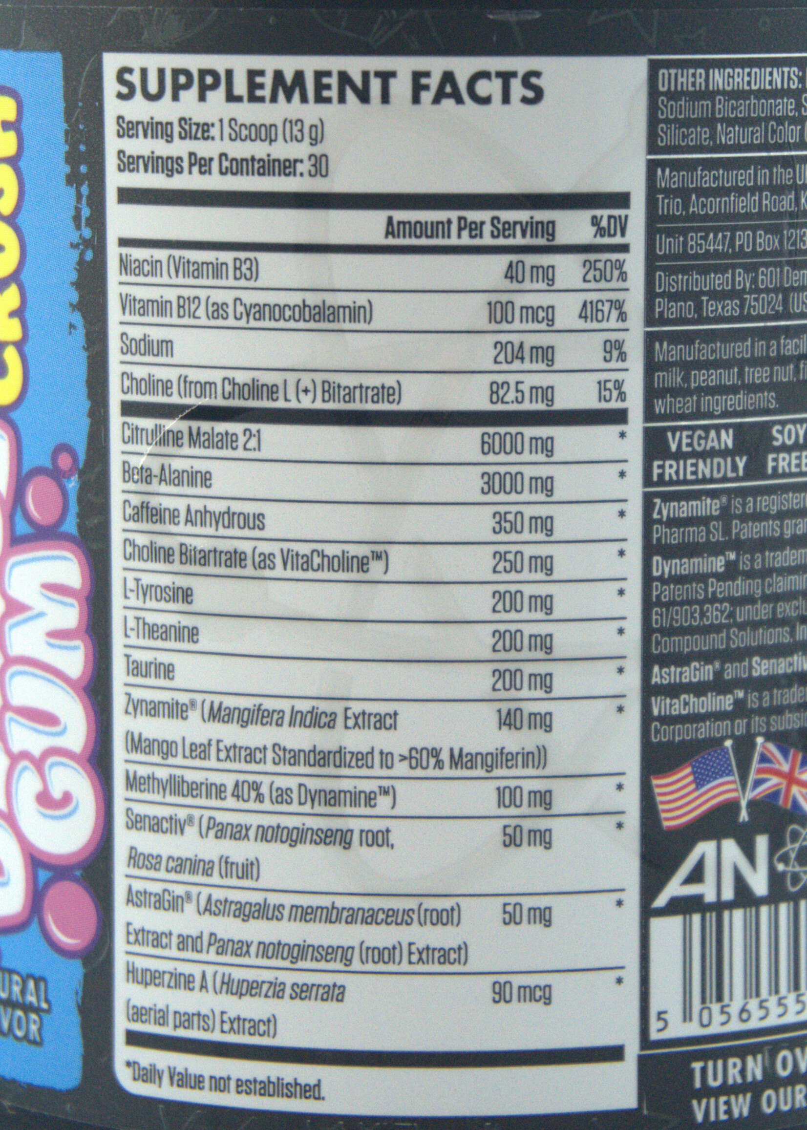 ABE ABE PRE WORKOUT 30 SERV