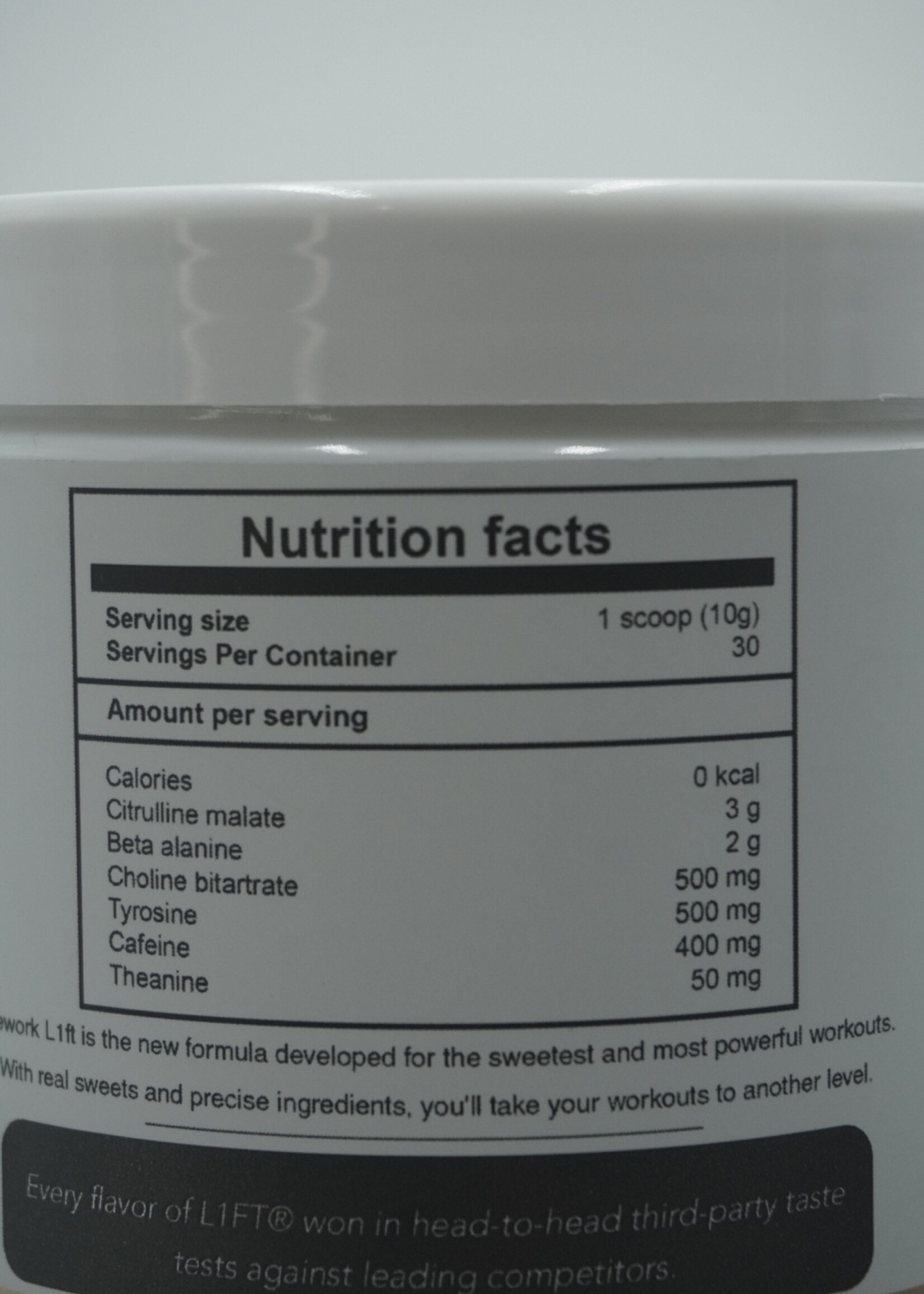 L1FT PRE WORKOUT LIFT