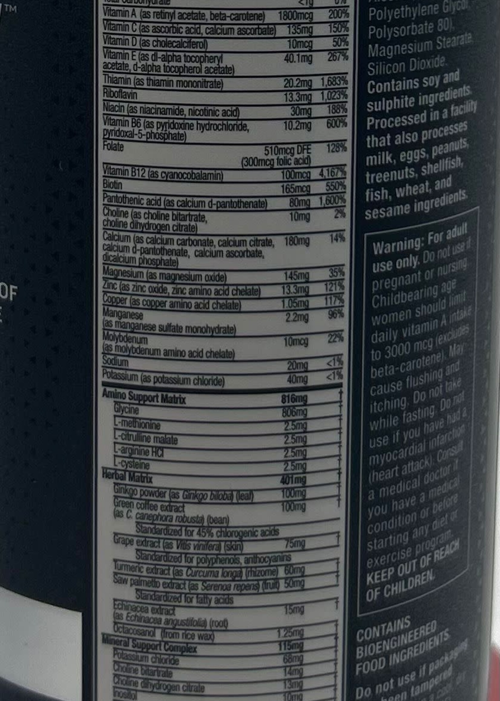 MUSCLETECH PLATINUM MULTIVITAMIN 90 CAP