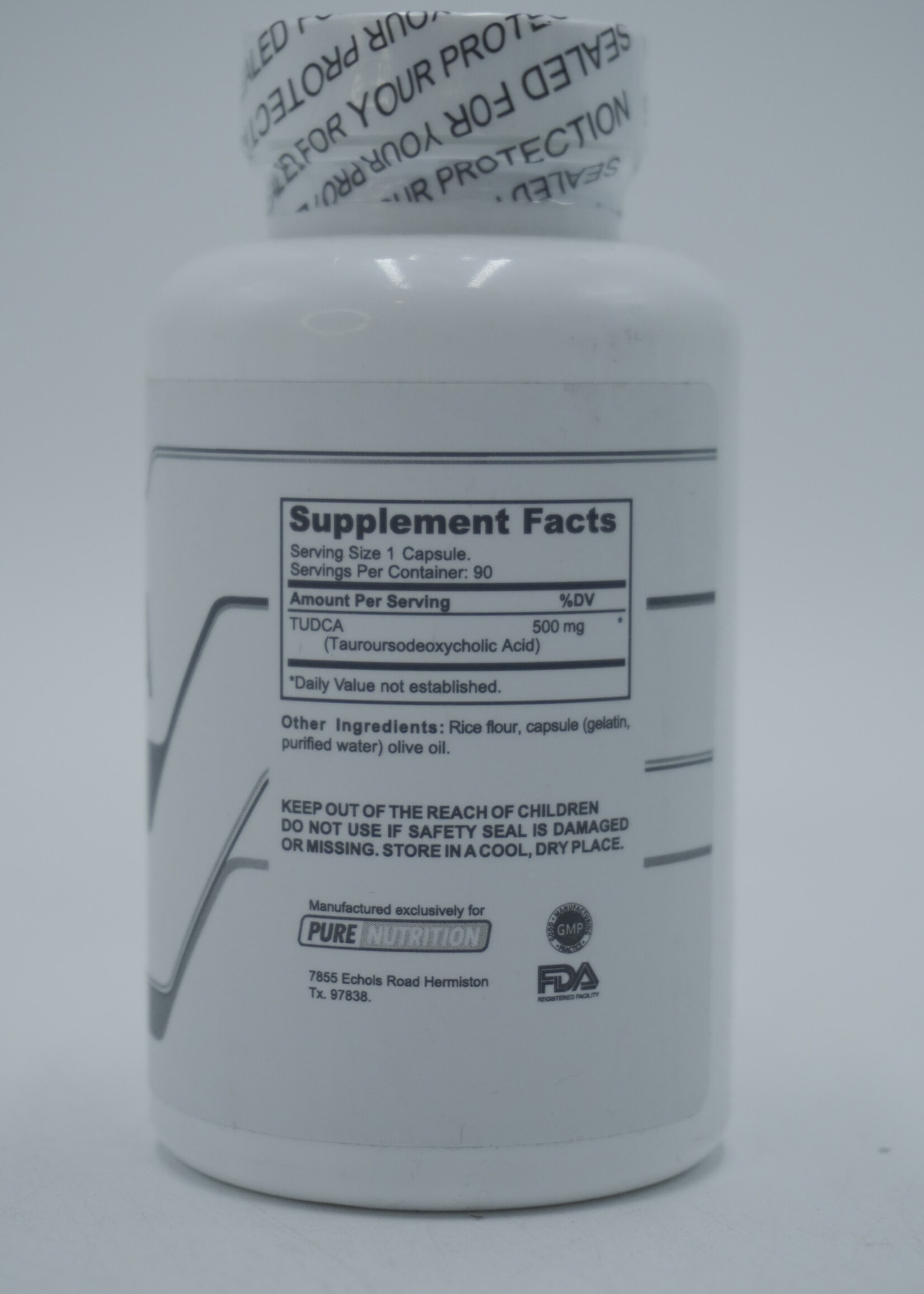 PURE NUTRITION TUDCA PURE NUTRITION 500 MG 90 CAP