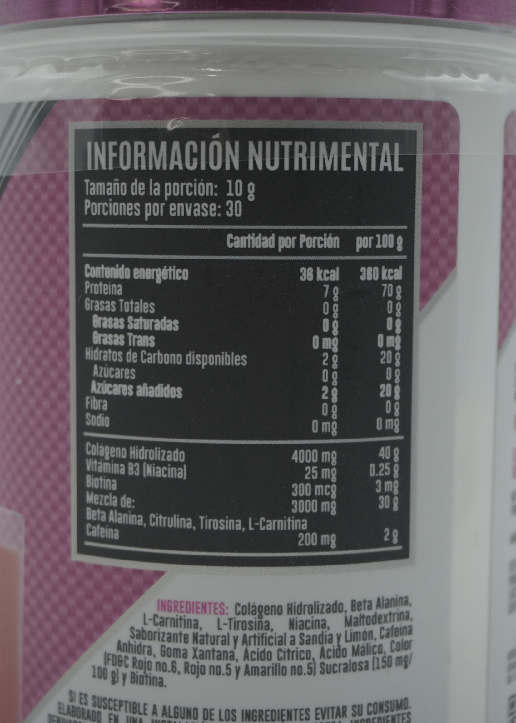 ADVANCE NUTRITION PRE COLAGENO ELLA ADVANCE