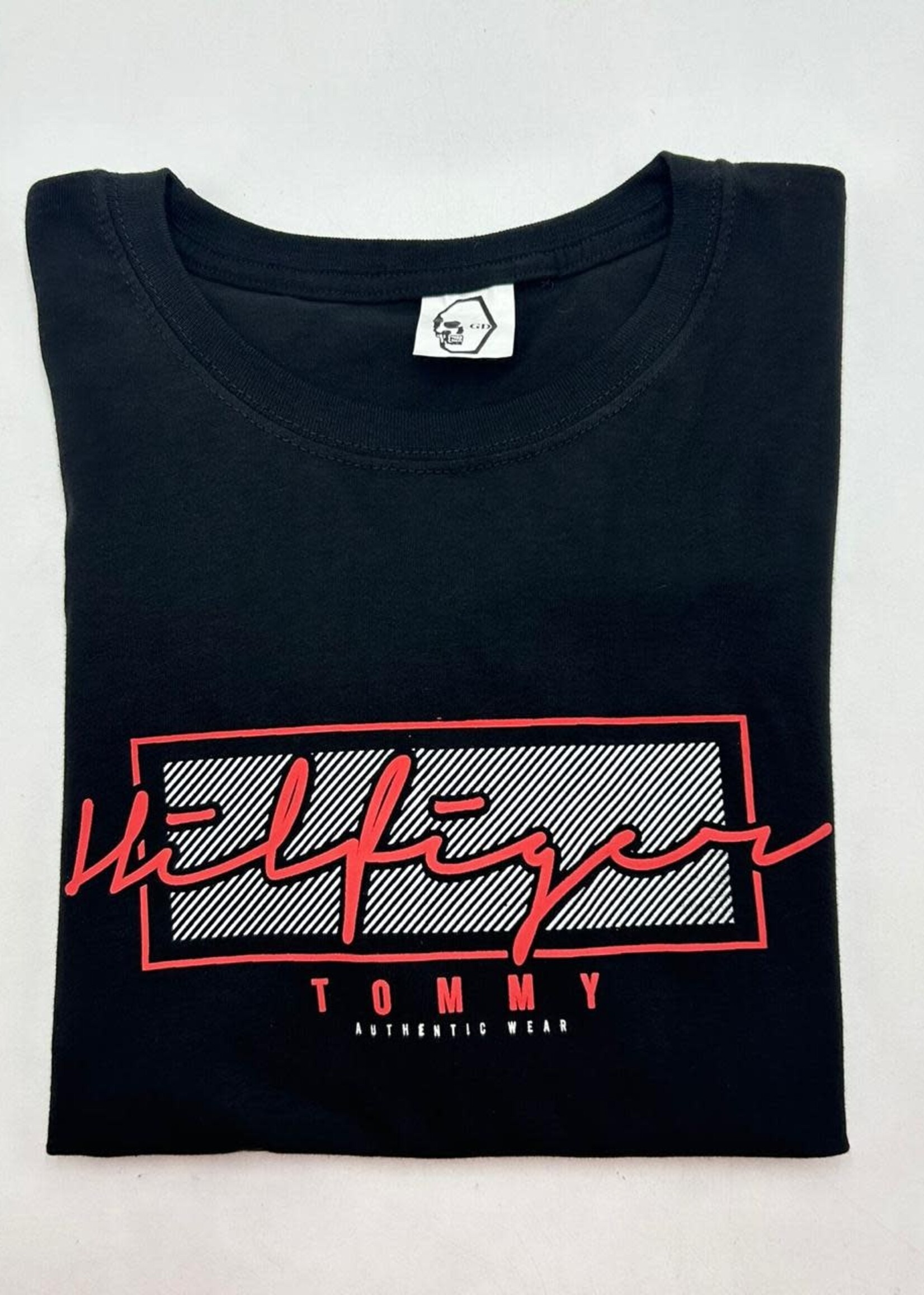 PLAYERA HILFIGHER L NEGRO