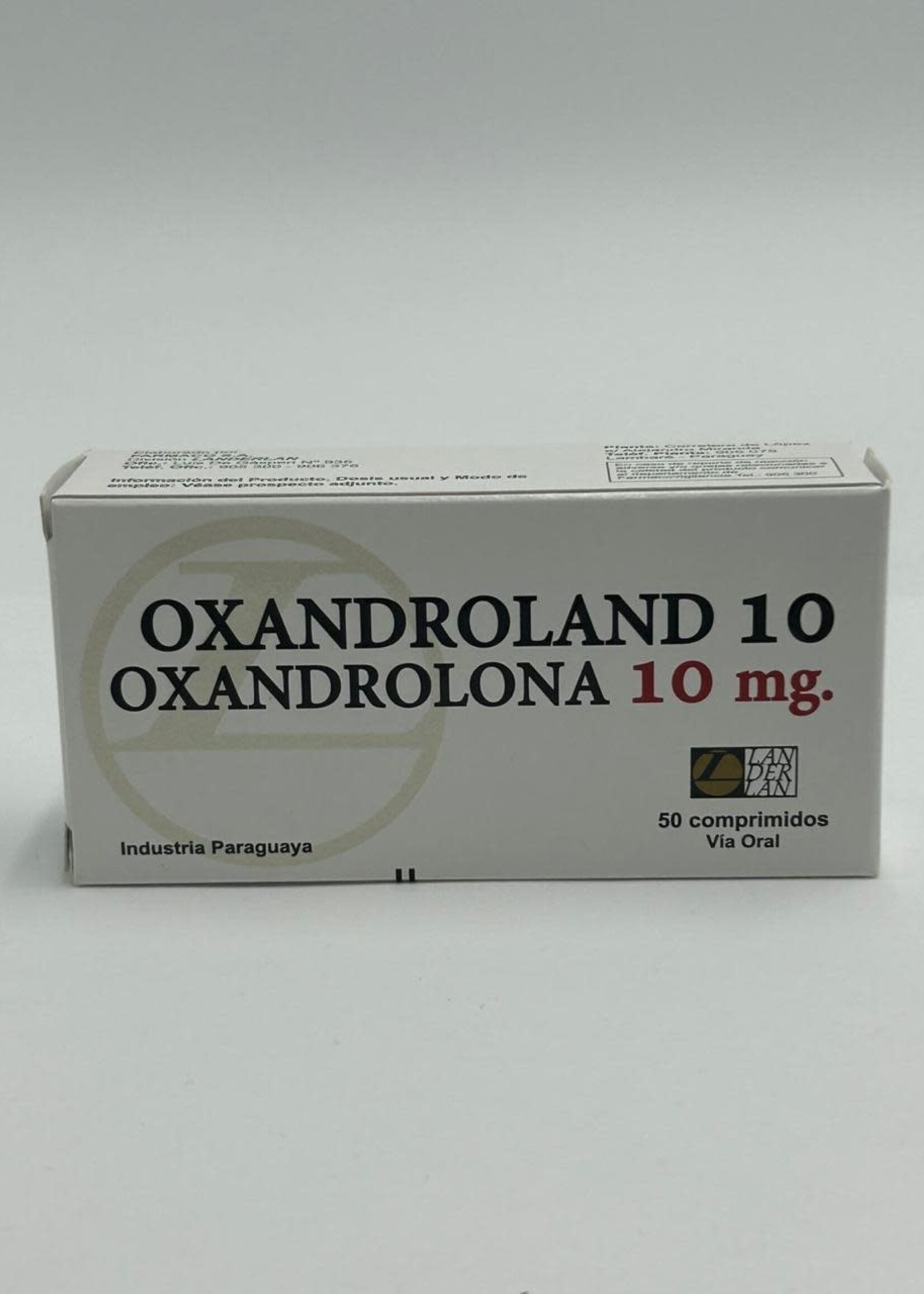 LANDERLAND OXANDROLAND 10 MG 50 COMP LANDERLAN