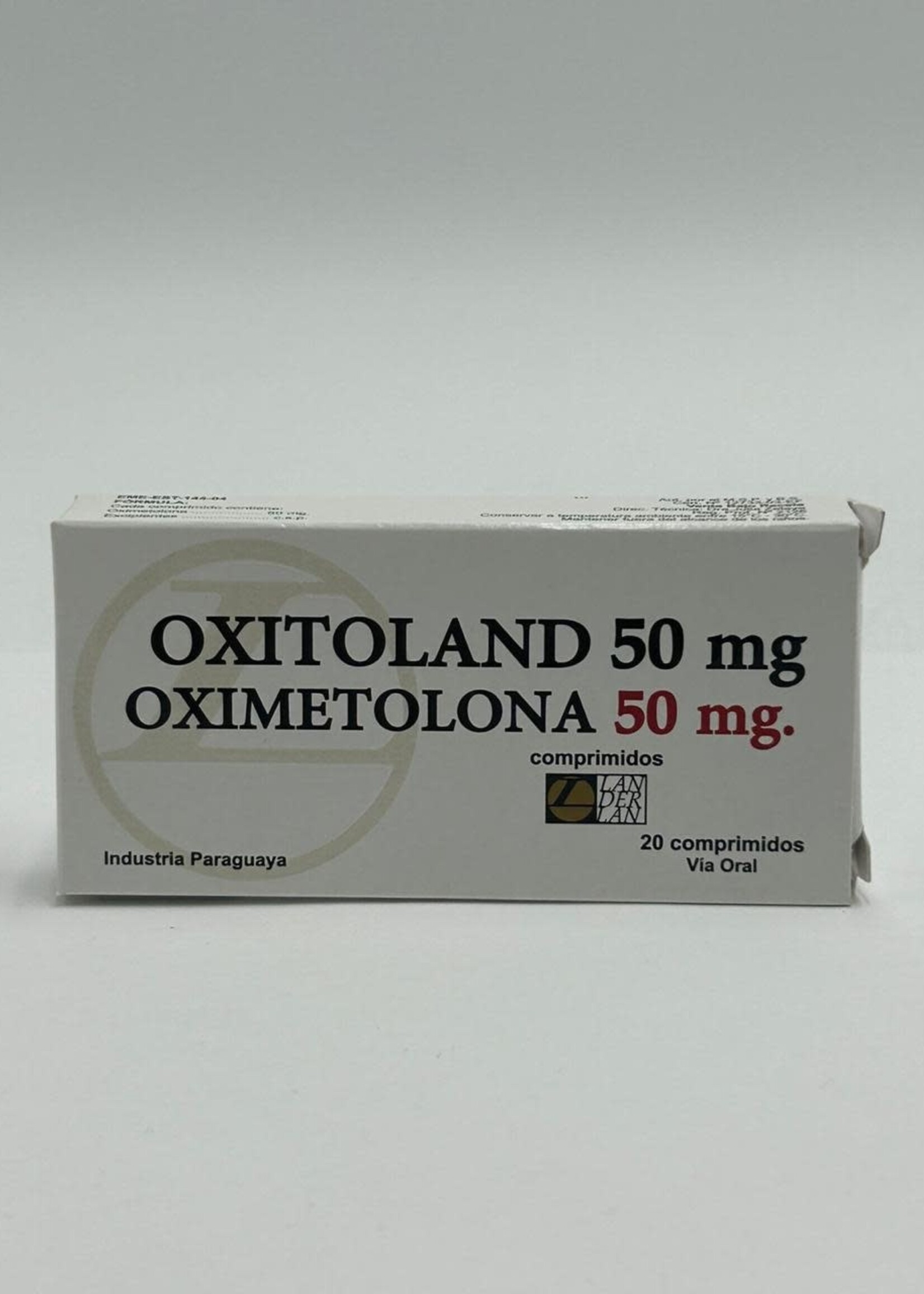 LANDERLAND OXITOLAND (OXIMETALONA) LANDERLAND 50 MG 20 COMP