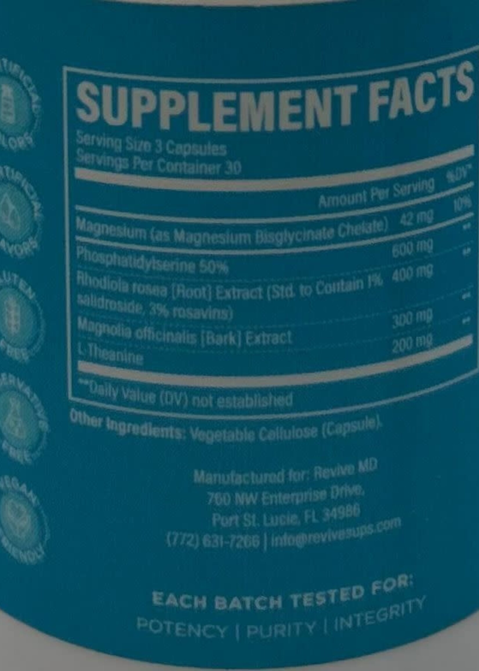 REVIVE CORTISOL 90 CAP