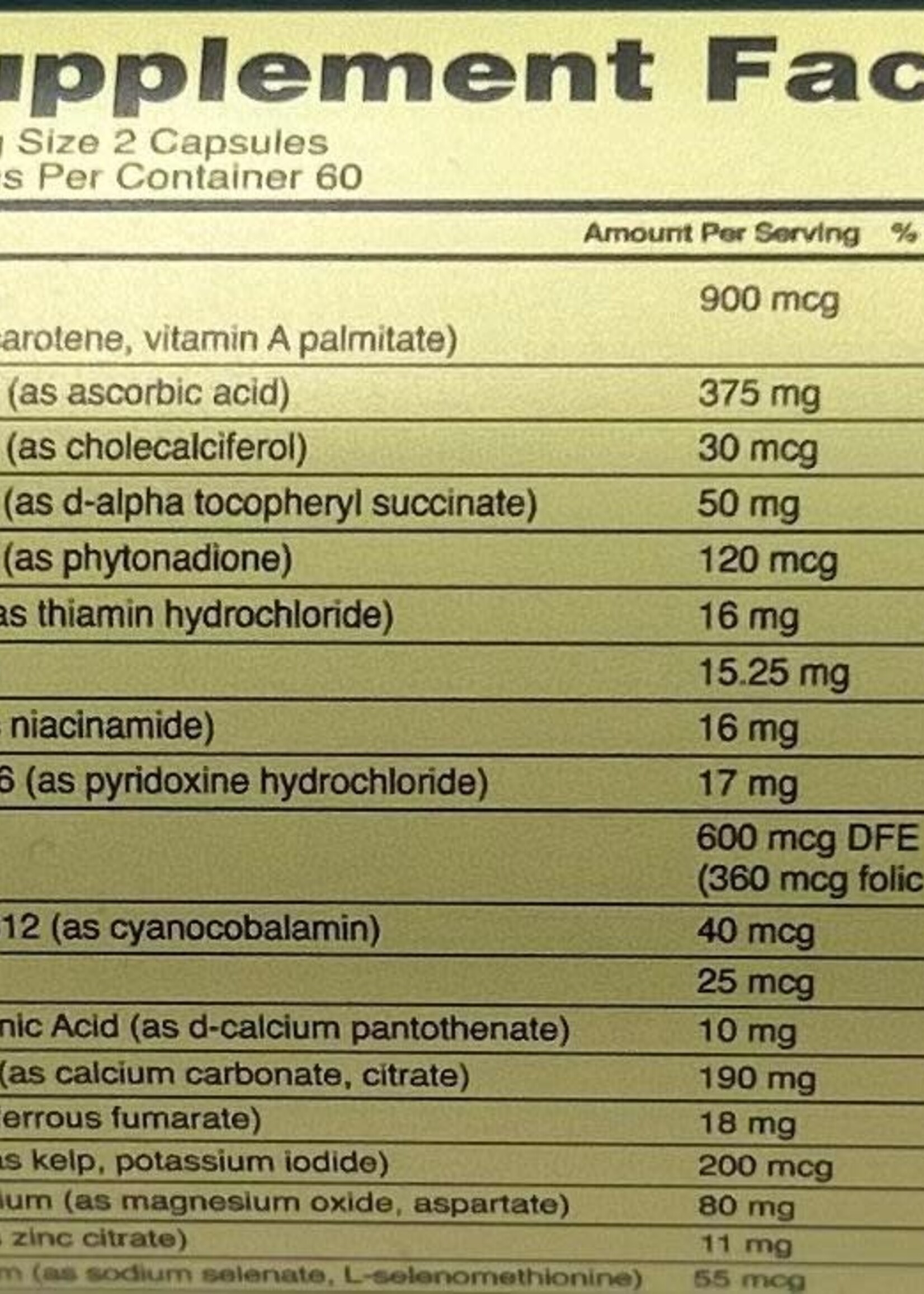 ON OPTI WOMEN (Multivitamínico)