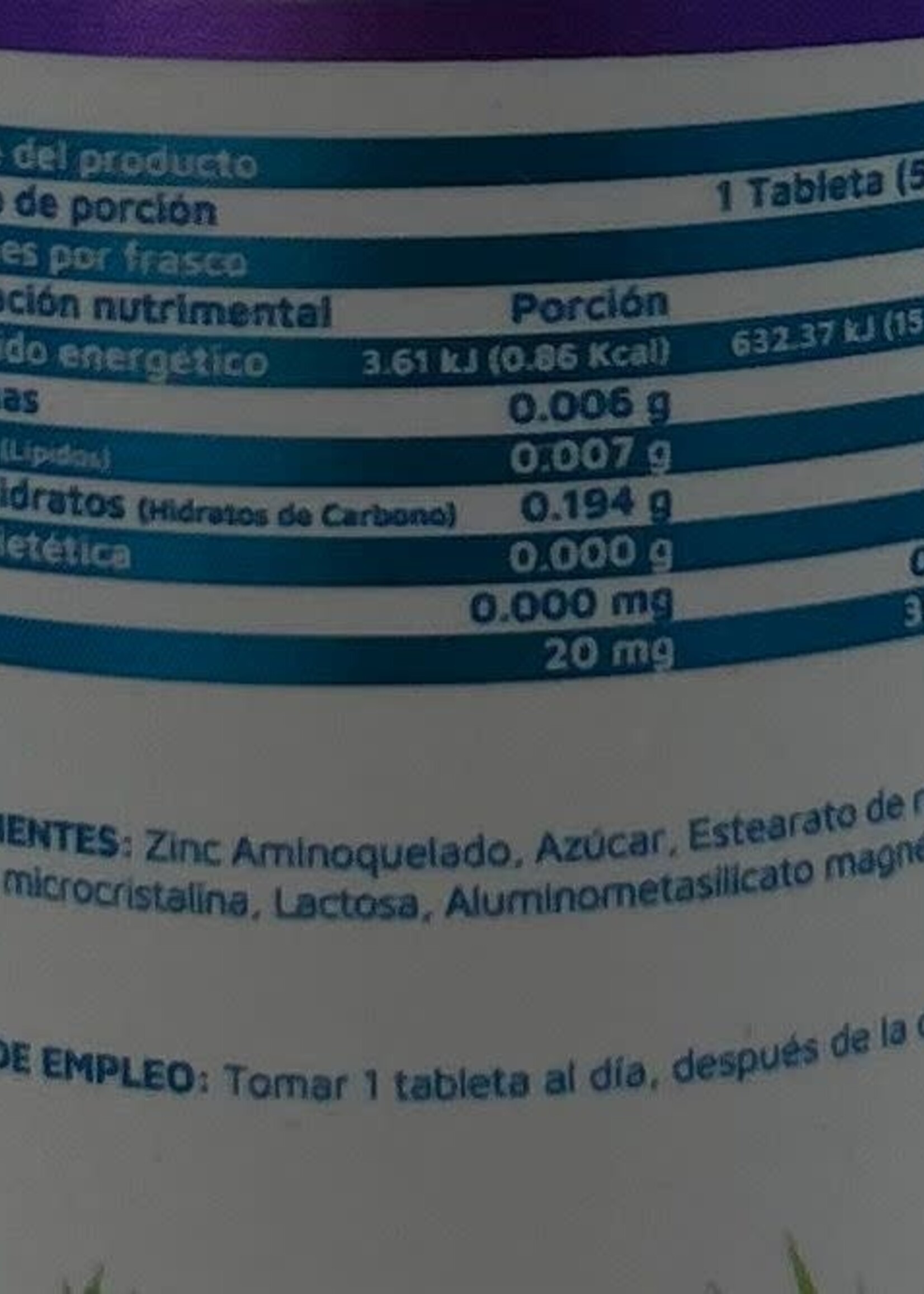VIDANAT ZINC VIDANAT 100 TAB