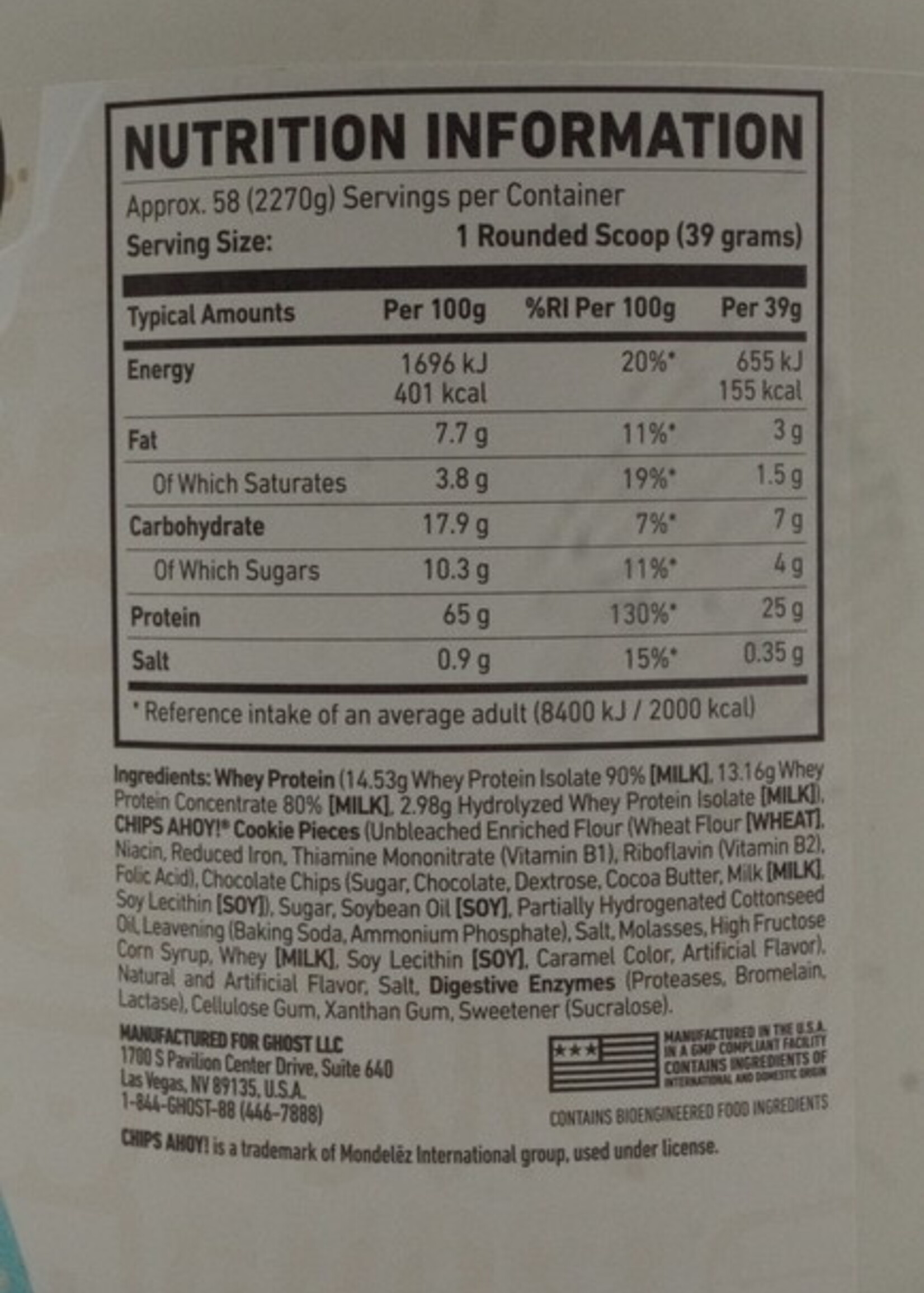 GHOST GHOST WHEY PROTEIN 5 LB