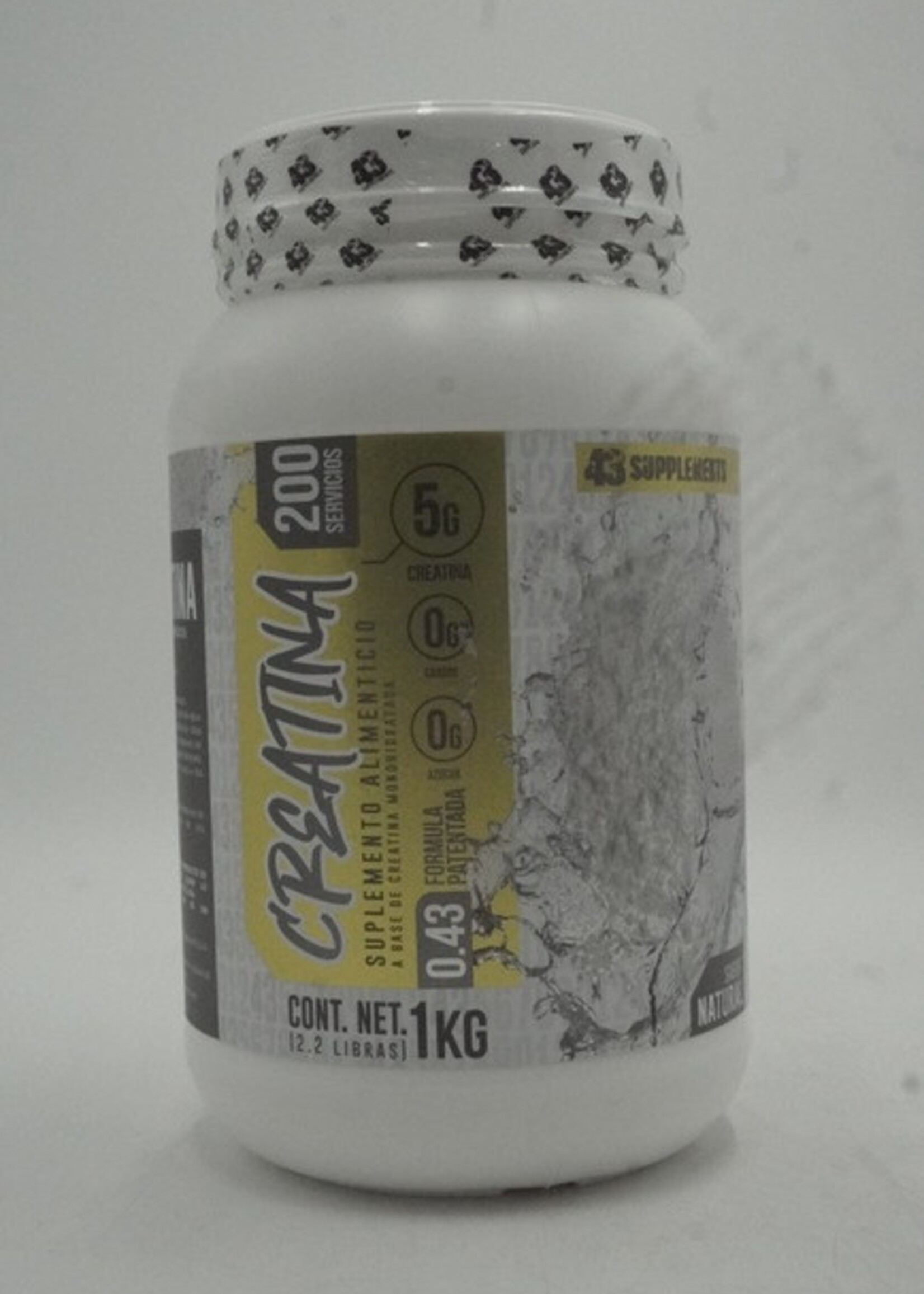 43 CREATINA 43 200 SERV BOTE 2.2 LB