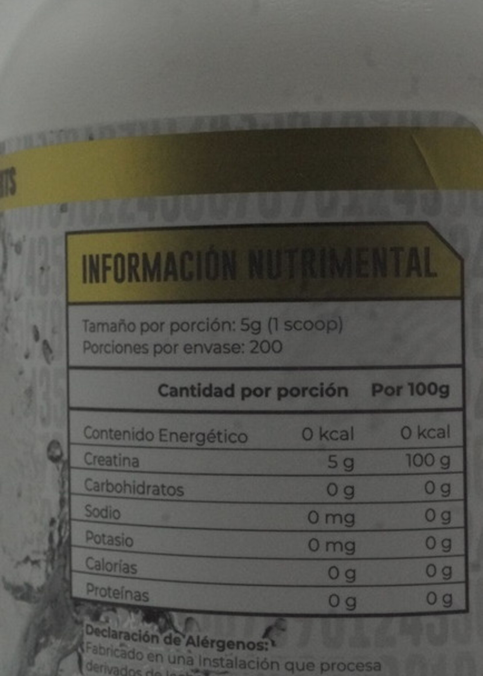 43 CREATINA 43 200 SERV BOTE 2.2 LB