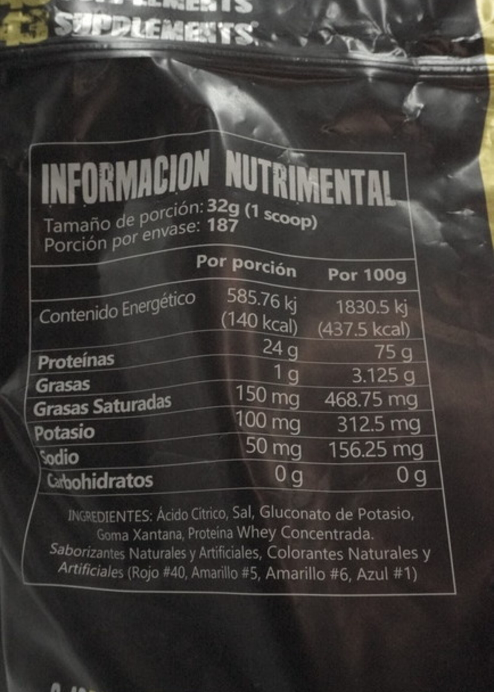 43 COSTAL 43 ZERO PROTEIN
