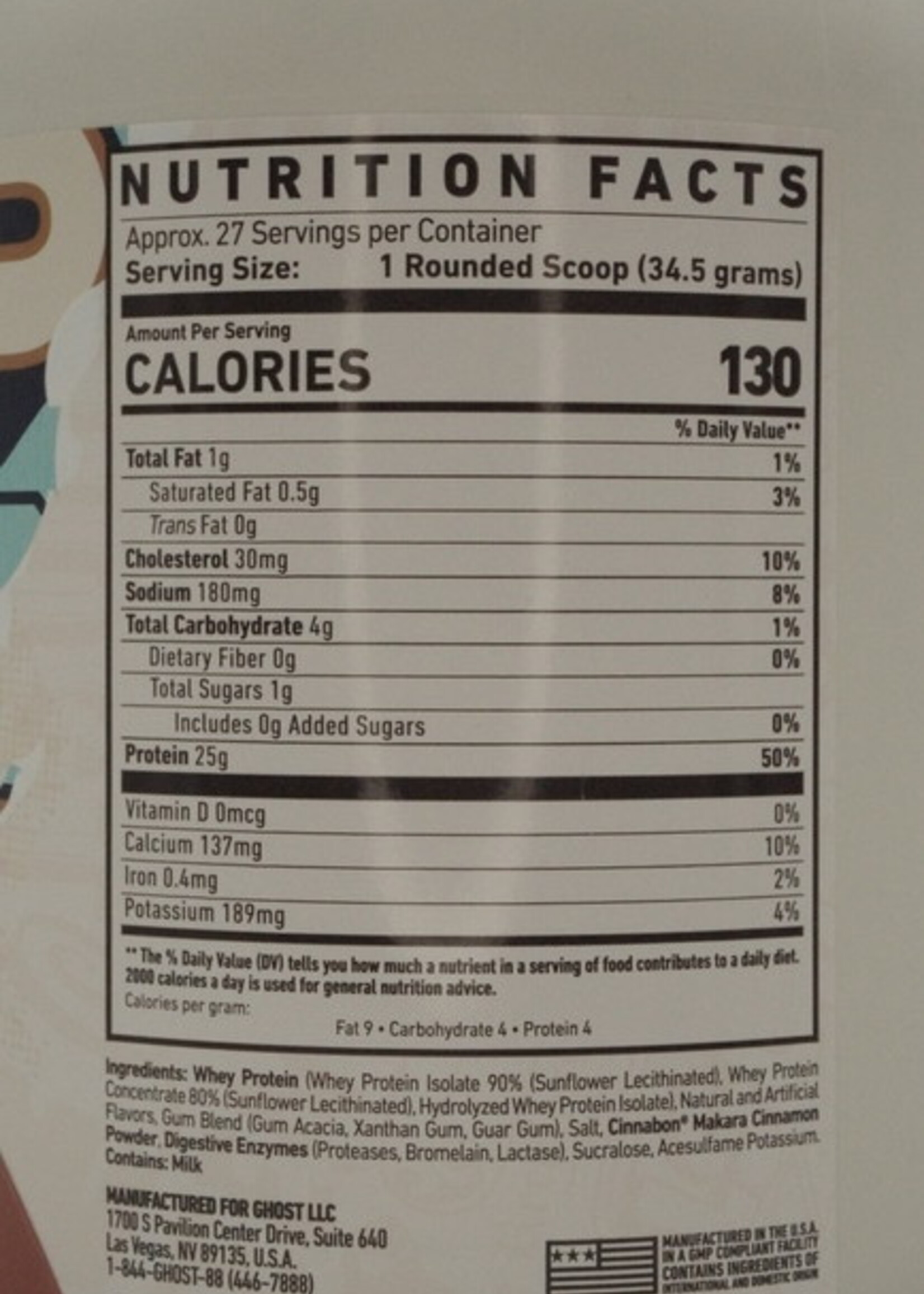 GHOST GHOST WHEY PROTEIN 2 LB