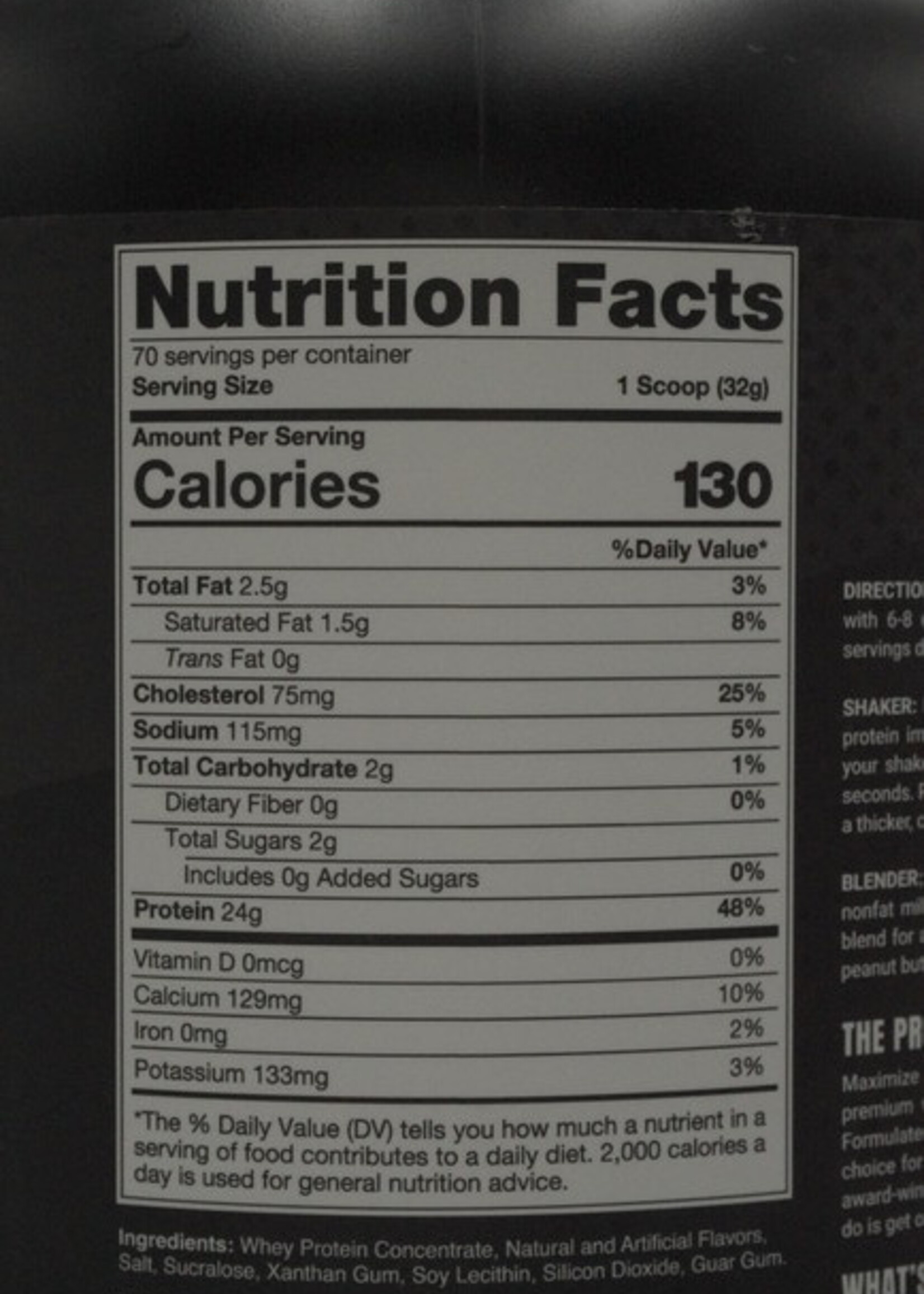 PRO SUPPS WHEY CONCENTRATE PROSUPP