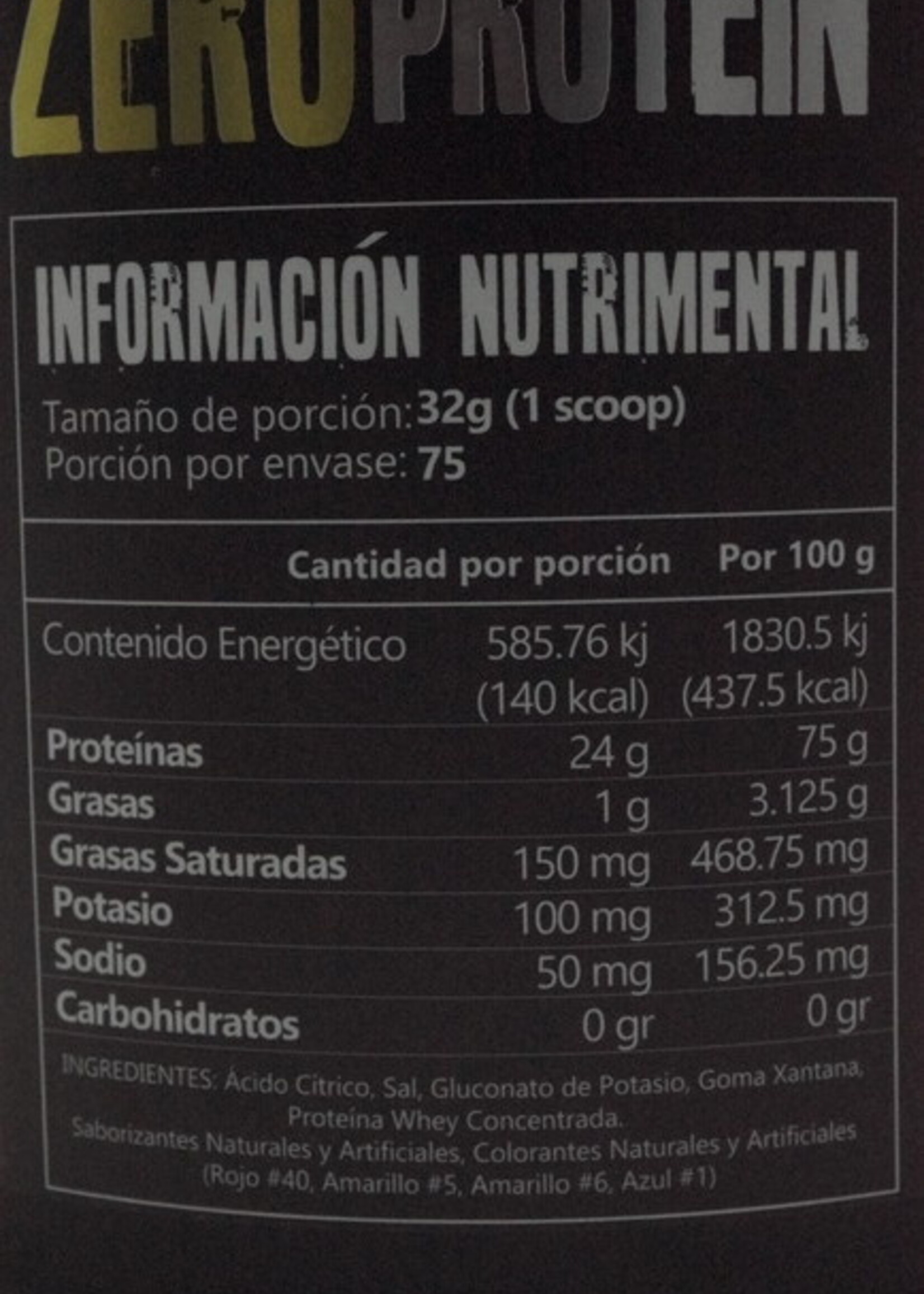 43 ZERO PROTEIN MICRONIZED 43 -