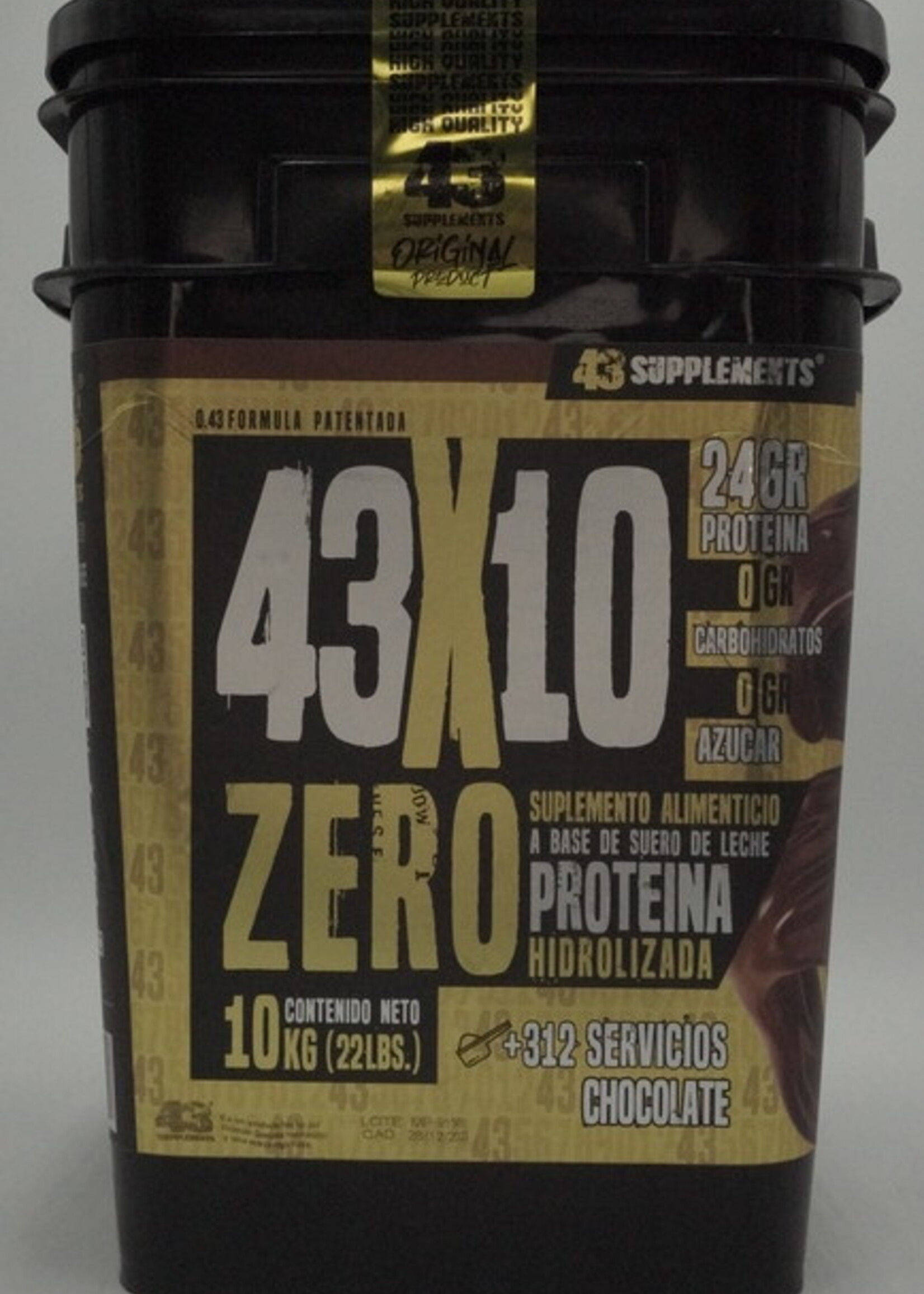 43 CUBETA ZERO PROTEIN MICRONIZED 43 -